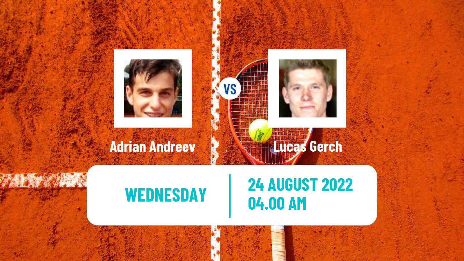 Tennis ATP Challenger Adrian Andreev - Lucas Gerch