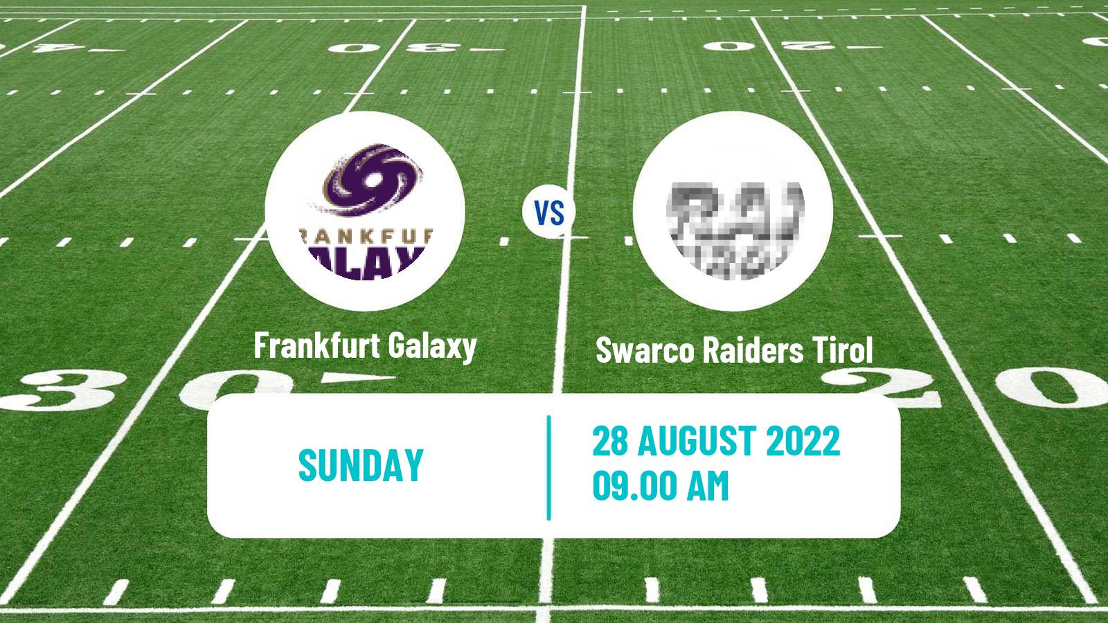 American football European League of American Football Frankfurt Galaxy - Swarco Raiders Tirol