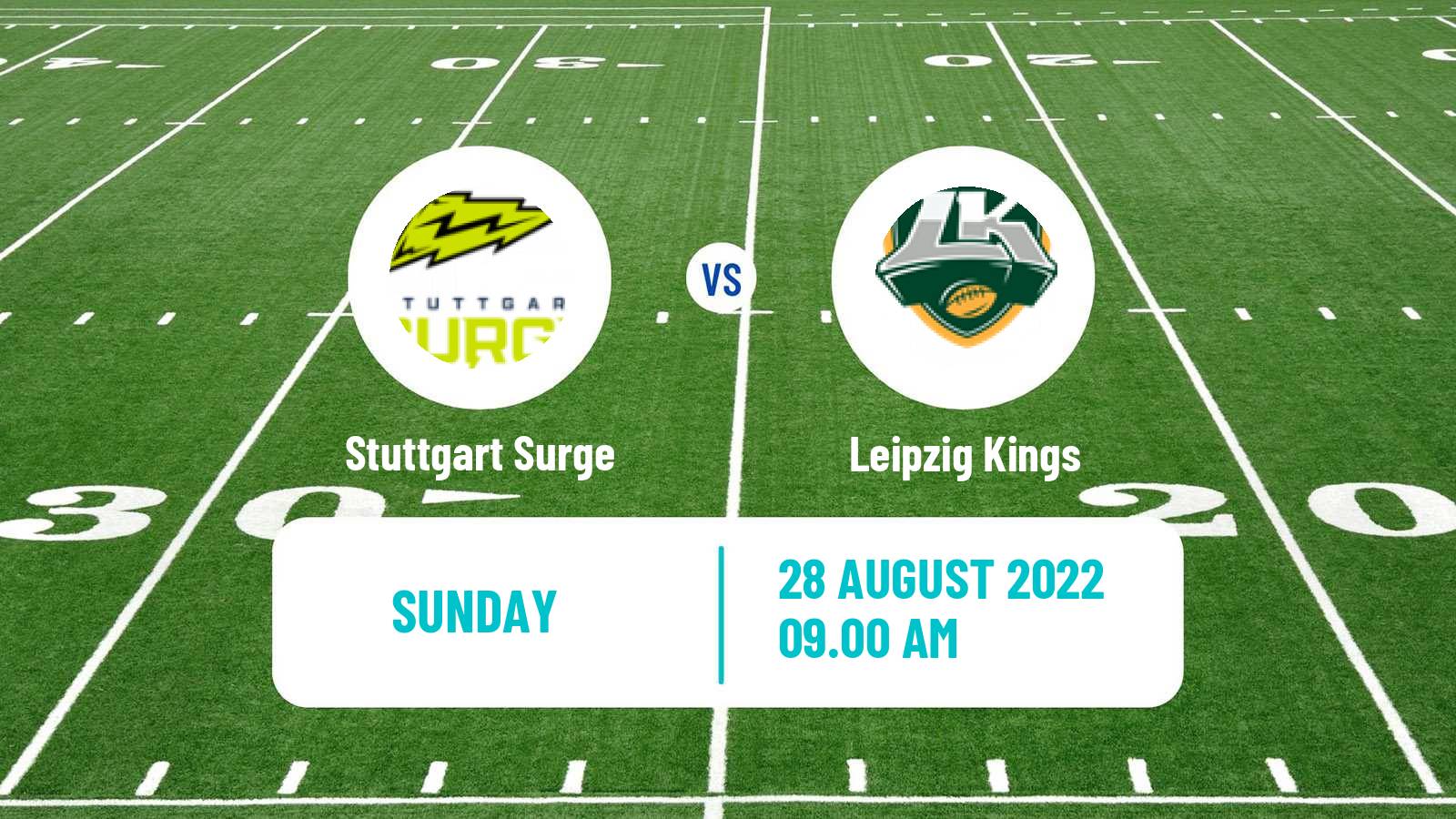 American football European League of American Football Stuttgart Surge - Leipzig Kings