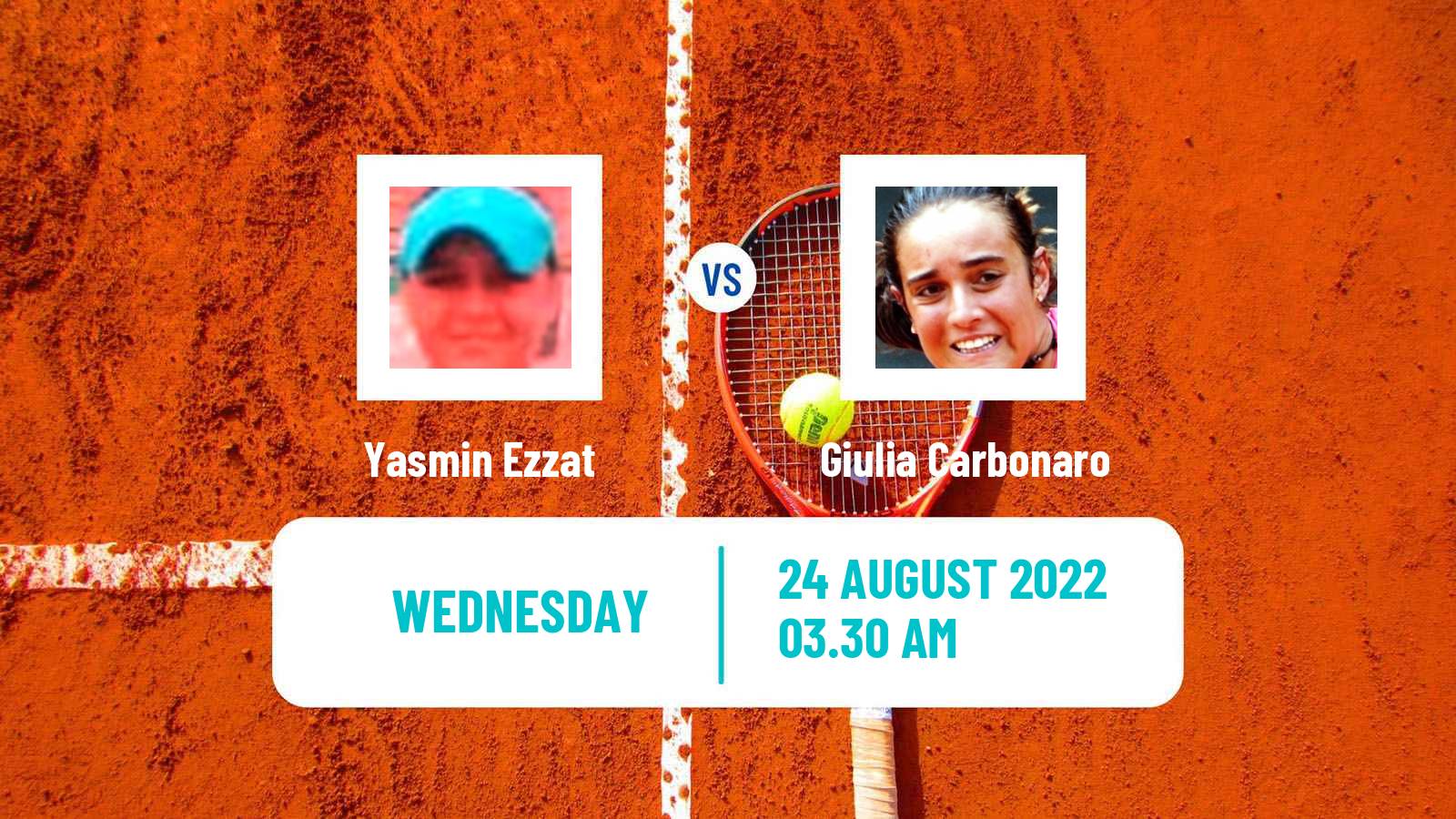 Tennis ITF Tournaments Yasmin Ezzat - Giulia Carbonaro