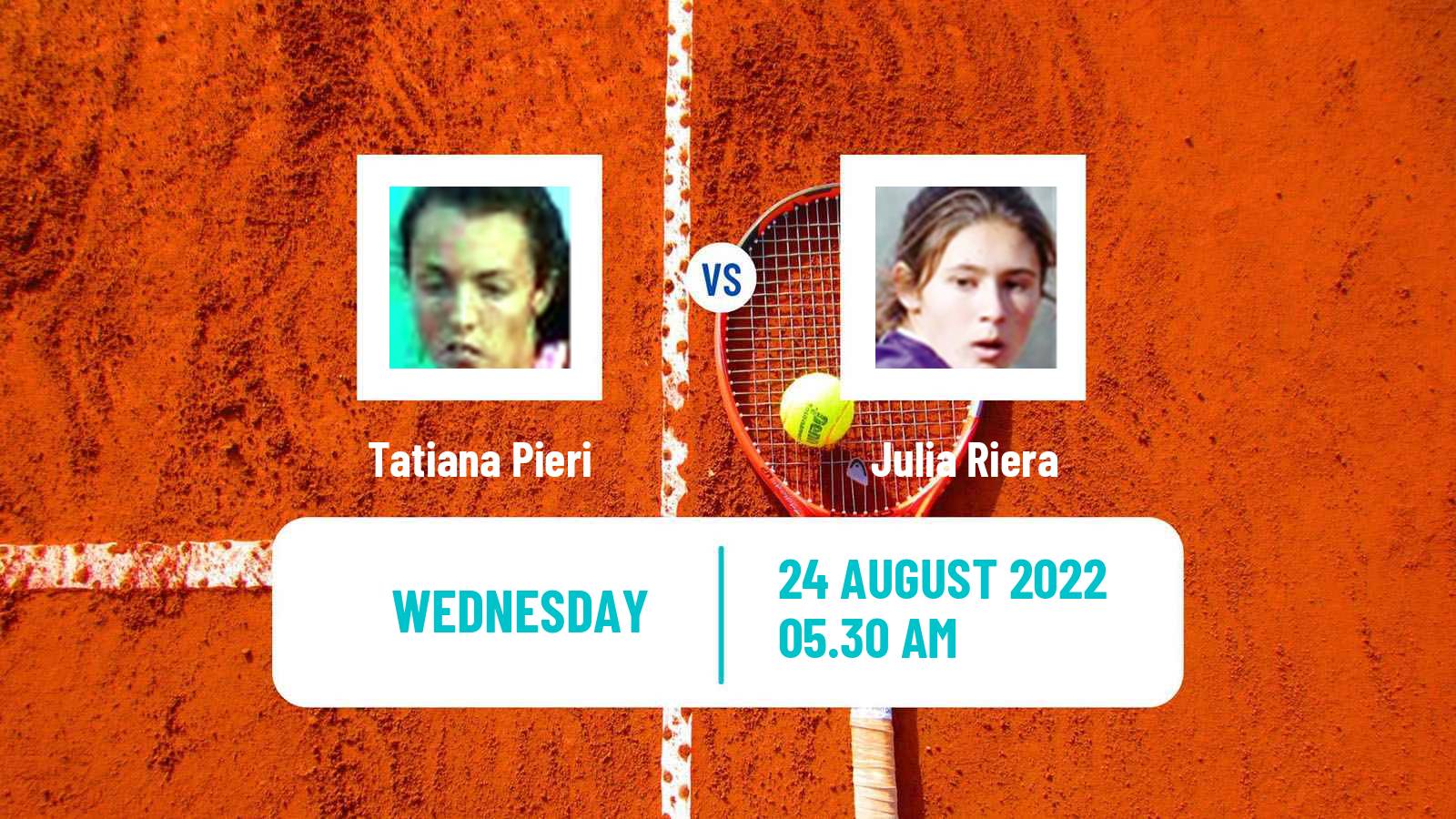 Tennis ITF Tournaments Tatiana Pieri - Julia Riera