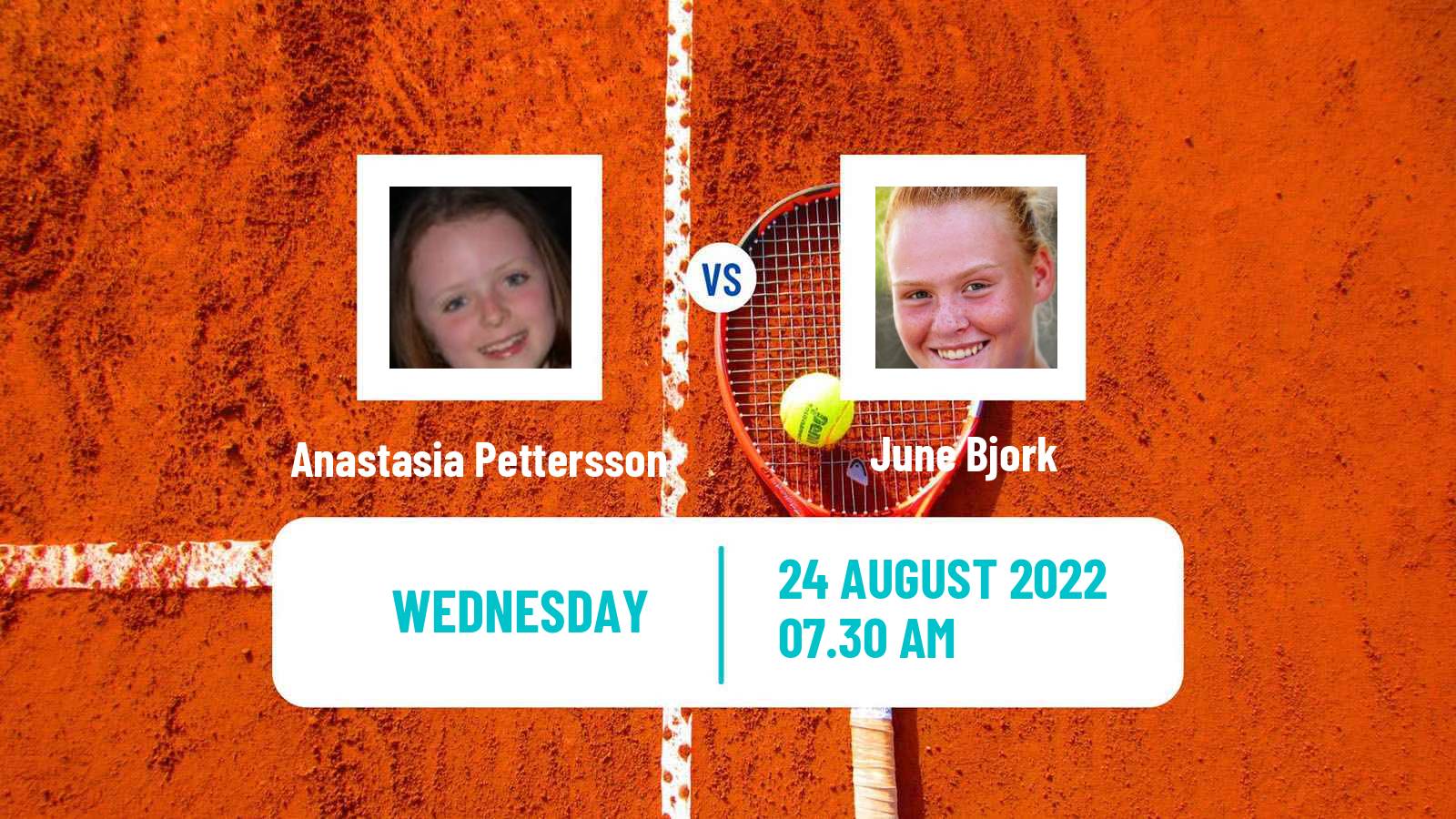 Tennis ITF Tournaments Anastasia Pettersson - June Bjork