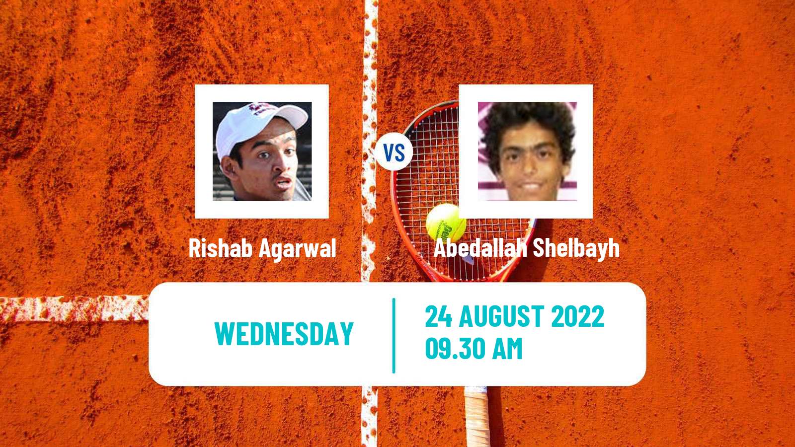 Tennis ITF Tournaments Rishab Agarwal - Abedallah Shelbayh