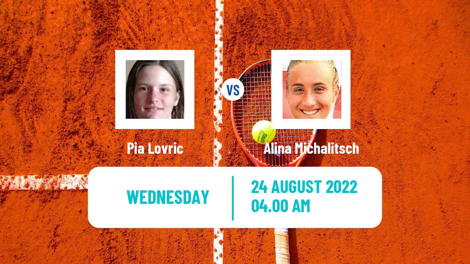 Tennis ITF Tournaments Pia Lovric - Alina Michalitsch