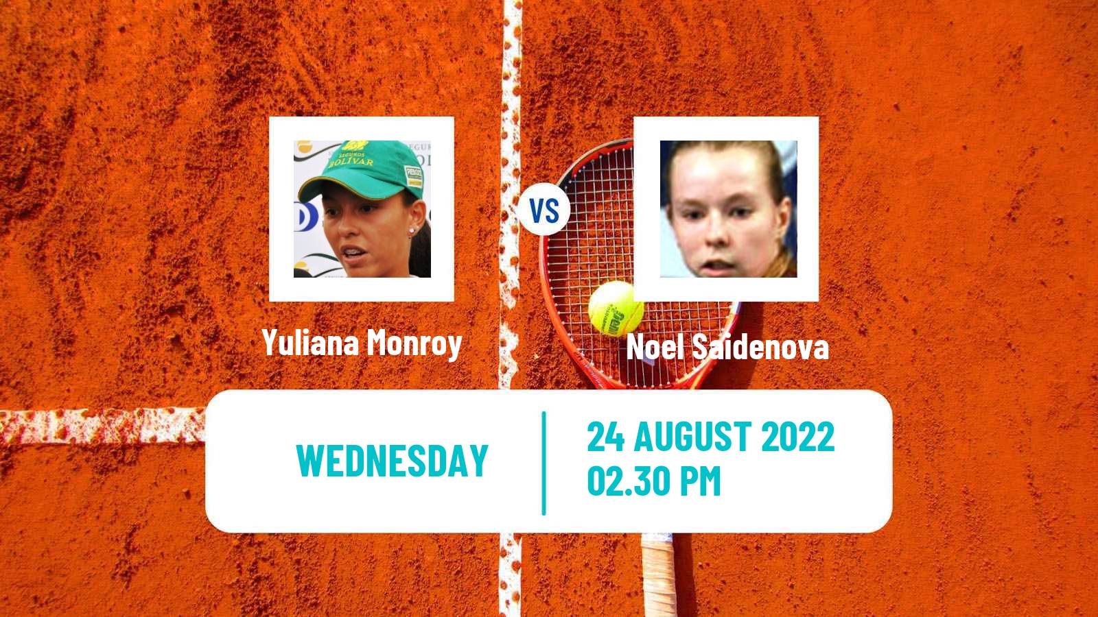 Tennis ITF Tournaments Yuliana Monroy - Noel Saidenova