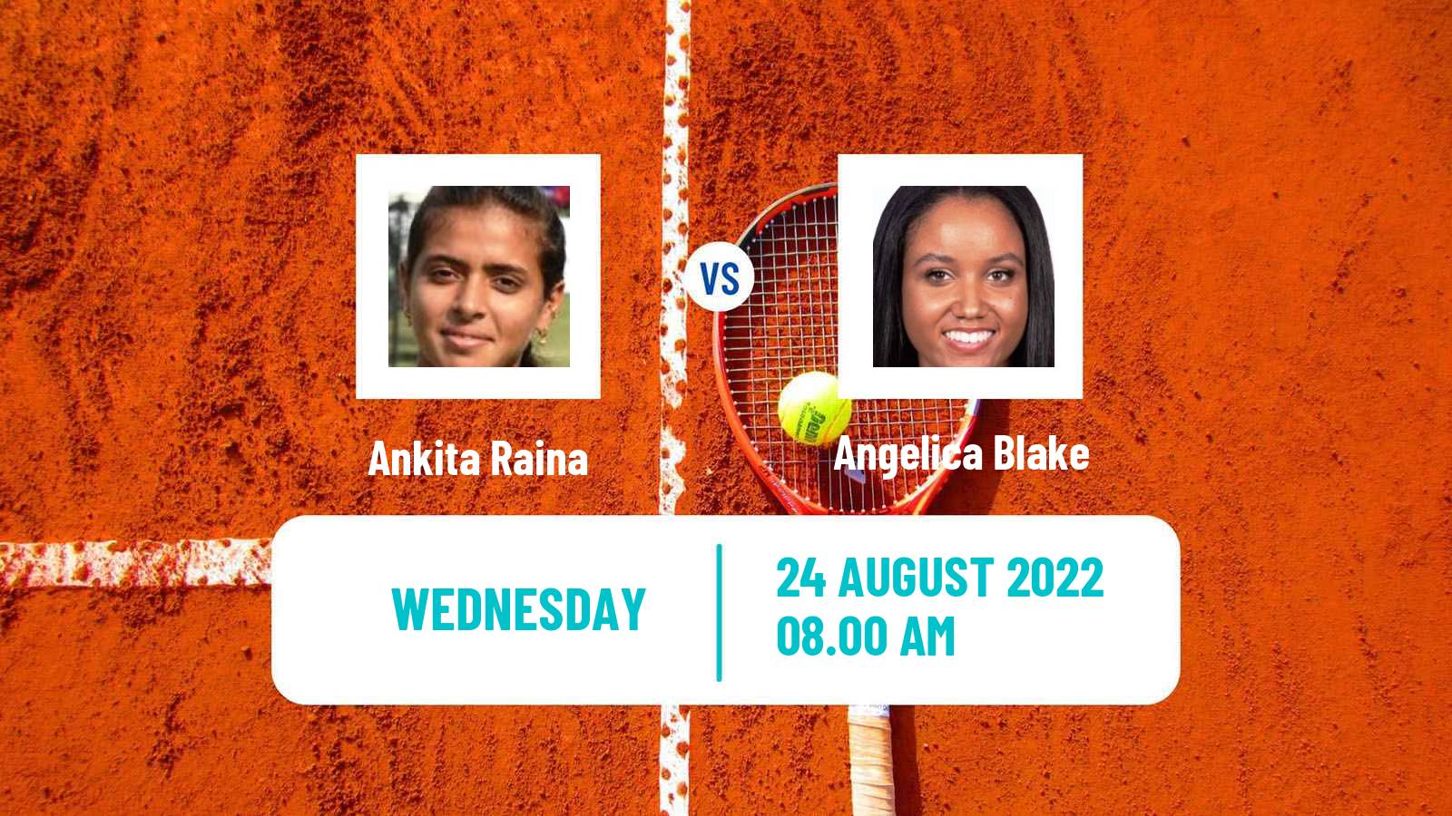 Tennis ITF Tournaments Ankita Raina - Angelica Blake