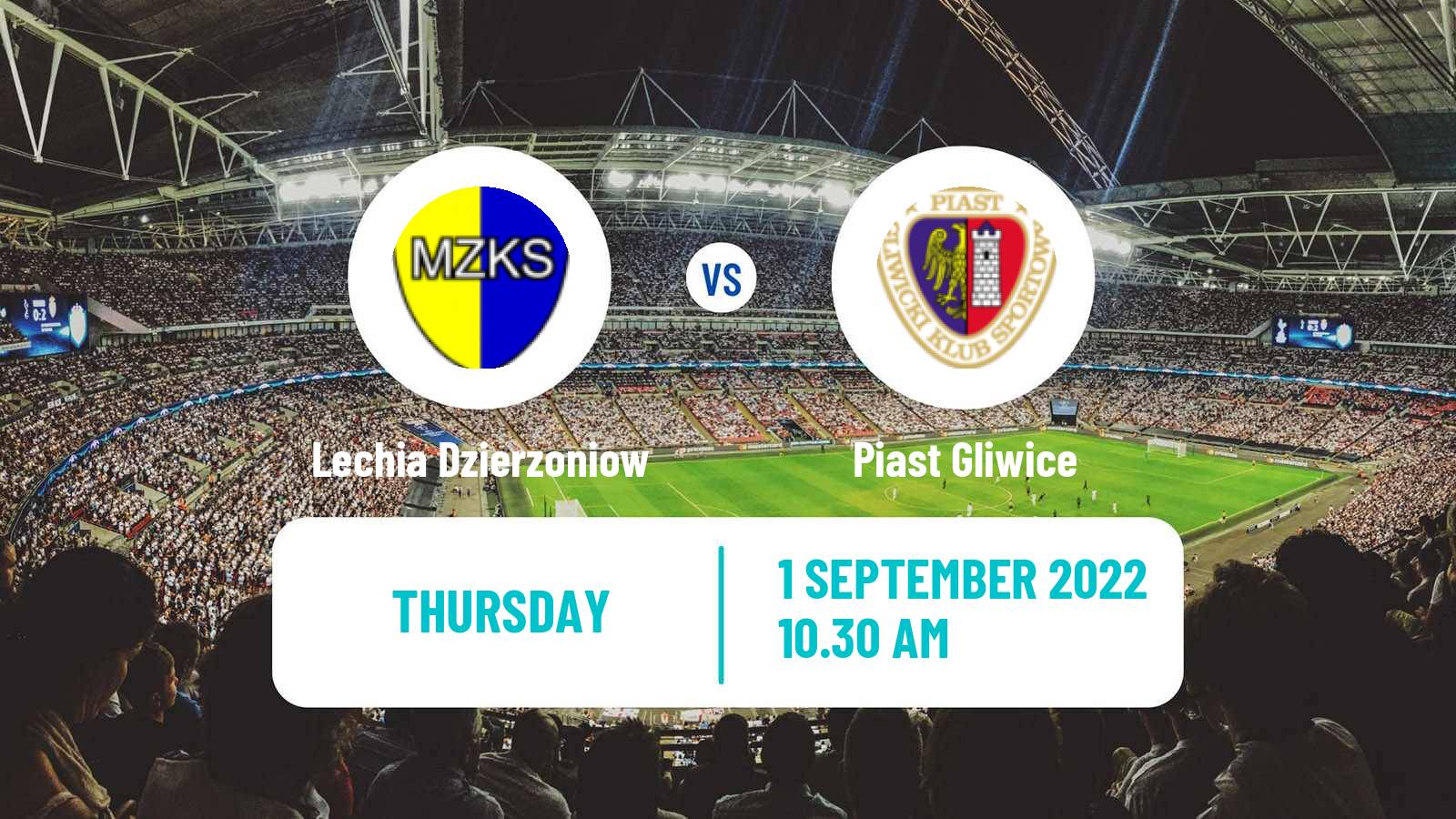 Soccer Polish Cup Lechia Dzierzoniow - Piast Gliwice