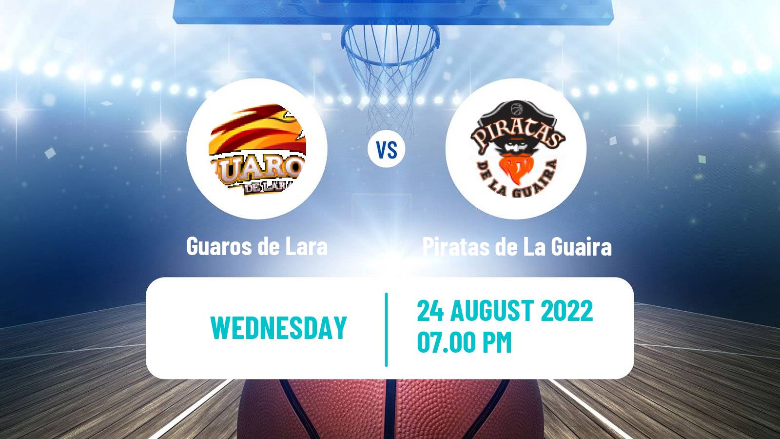 Basketball Venezuelan Superliga Basketball Guaros de Lara - Piratas de La Guaira