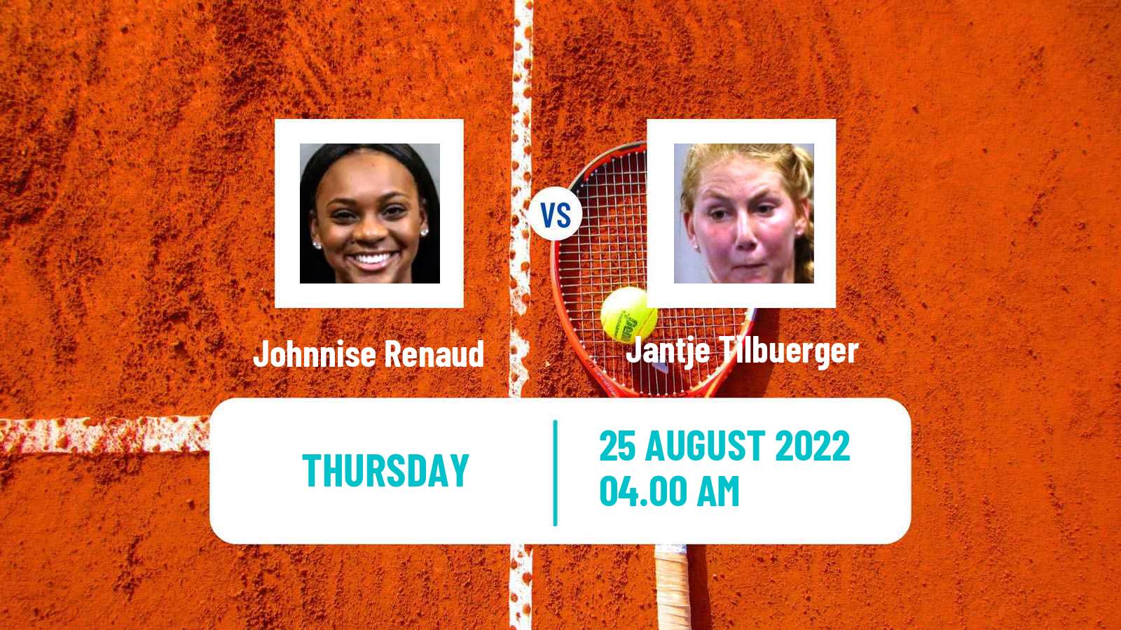 Tennis ITF Tournaments Johnnise Renaud - Jantje Tilbuerger