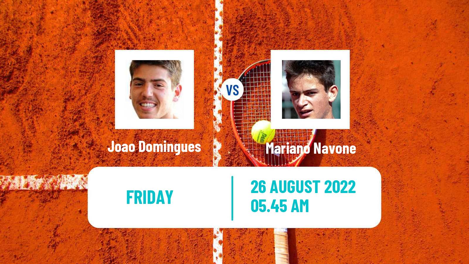 Tennis ATP Challenger Joao Domingues - Mariano Navone