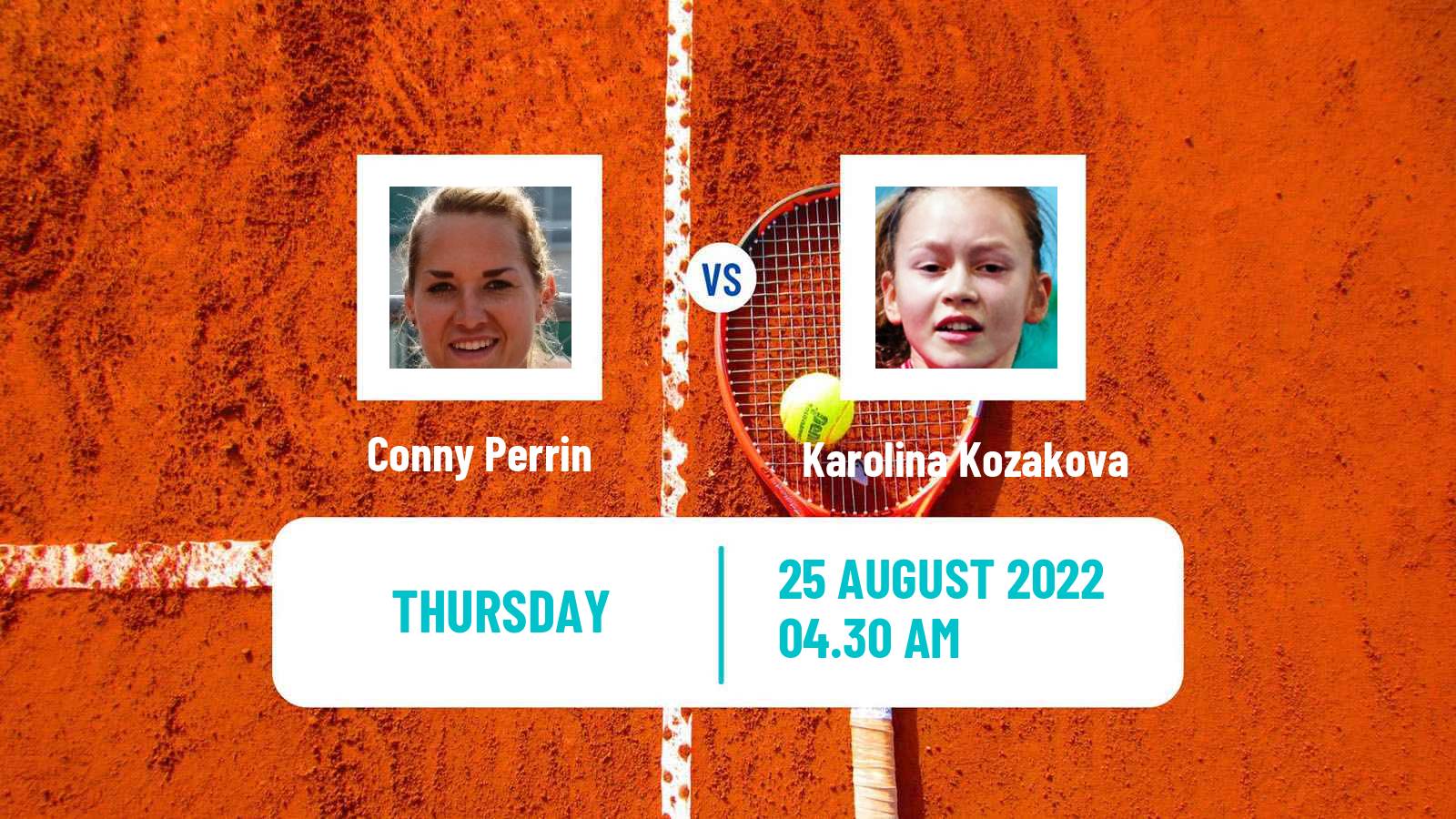 Tennis ITF Tournaments Conny Perrin - Karolina Kozakova
