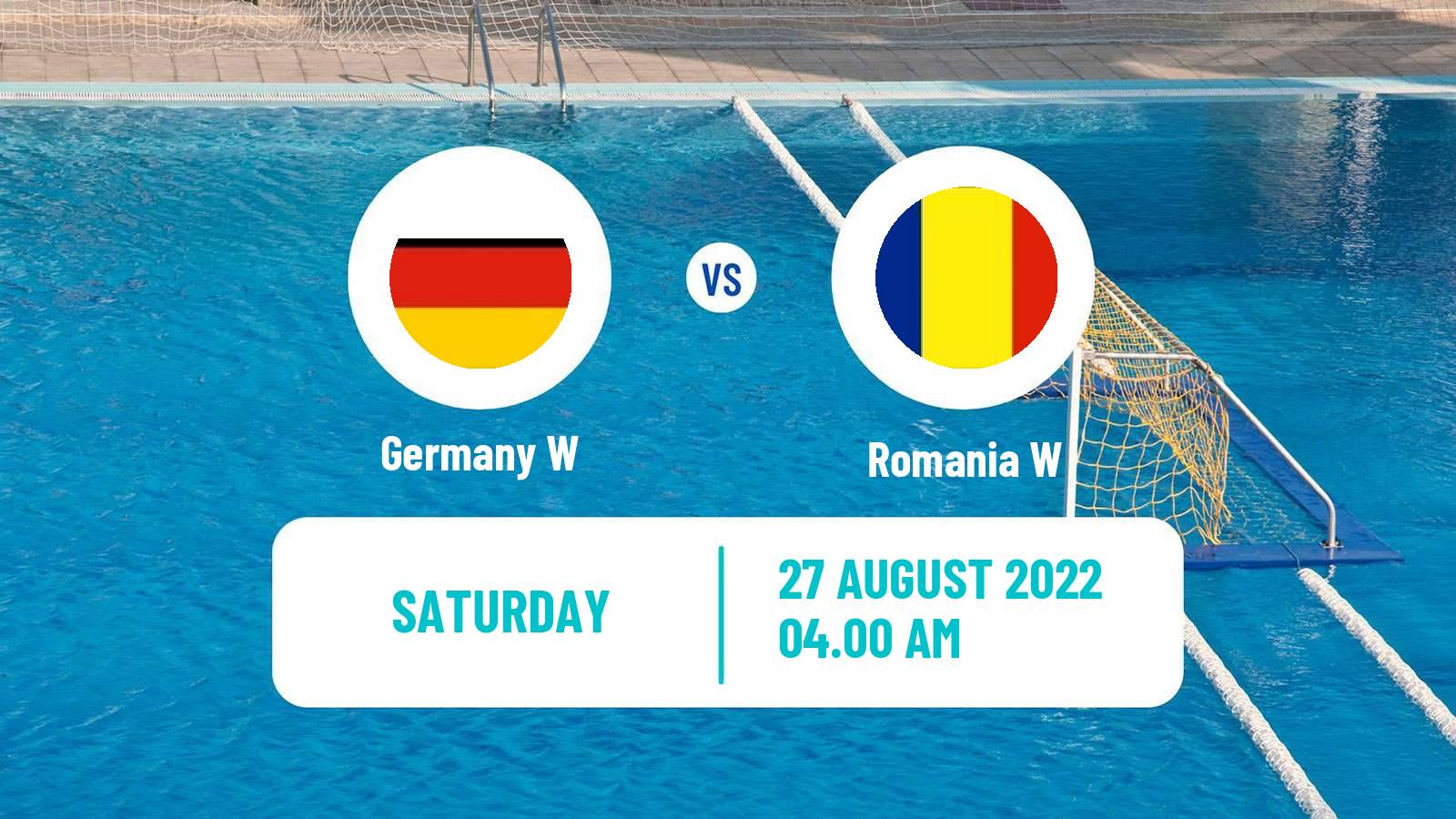 Water polo European Championship Water Polo Women Germany W - Romania W