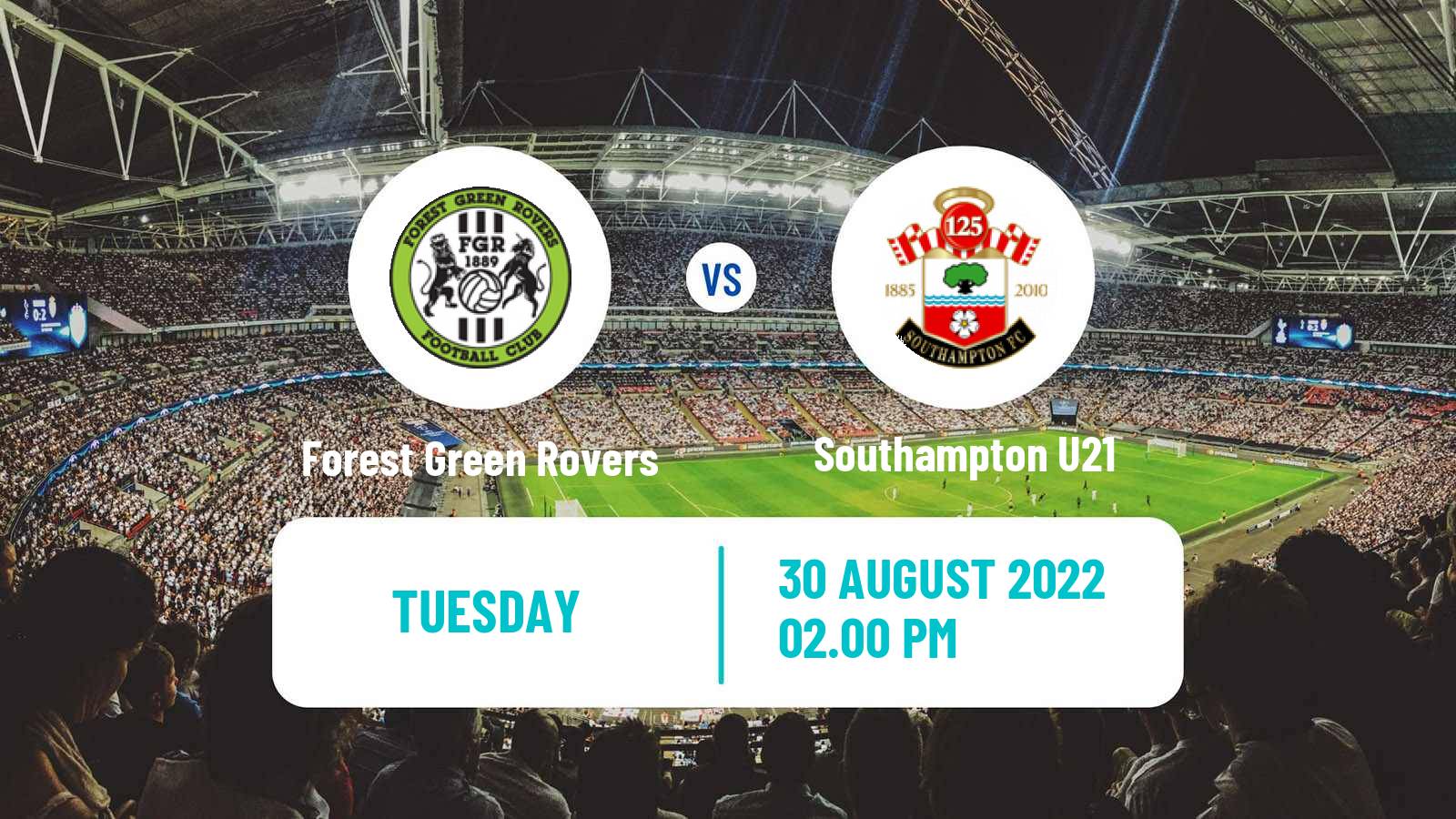 Soccer English EFL Trophy Forest Green Rovers - Southampton U21