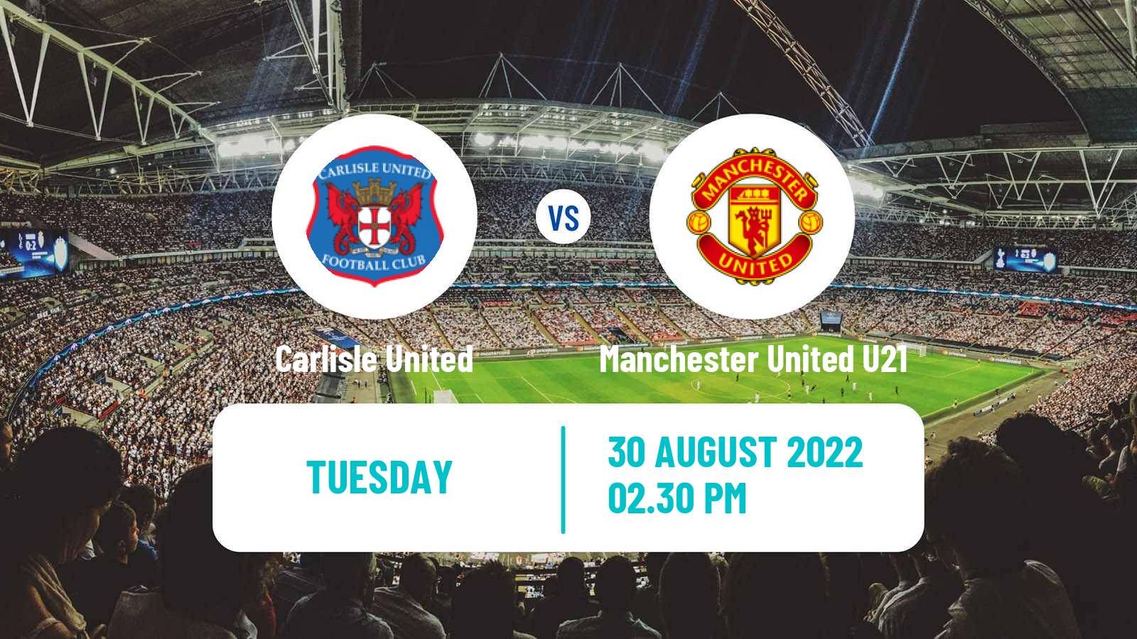 Soccer English EFL Trophy Carlisle United - Manchester United U21