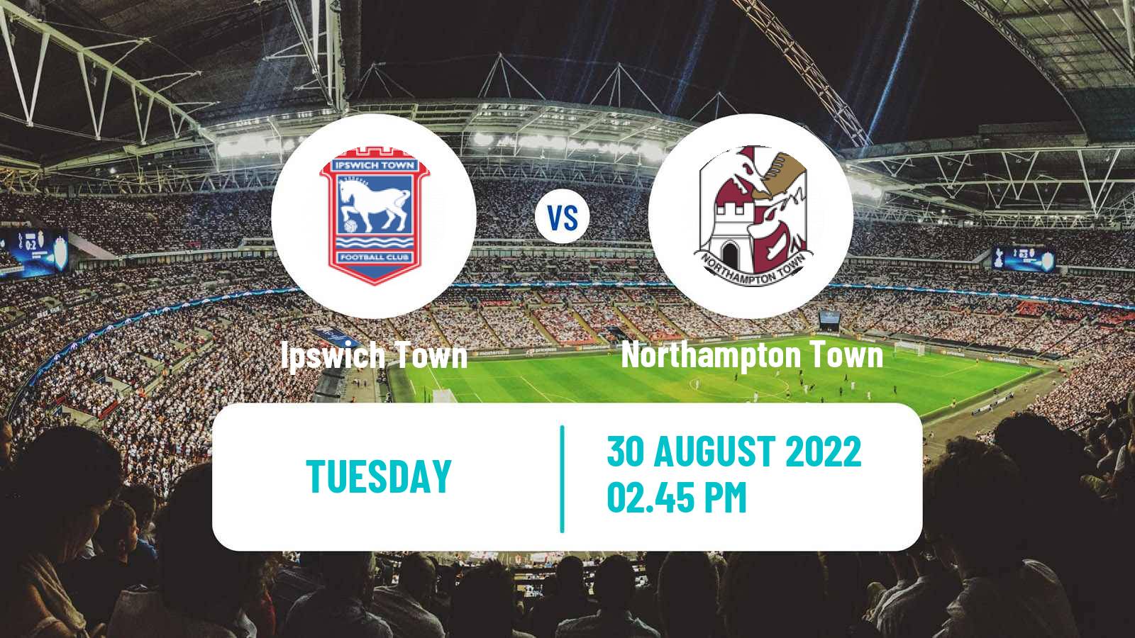 Soccer English EFL Trophy Ipswich Town - Northampton Town