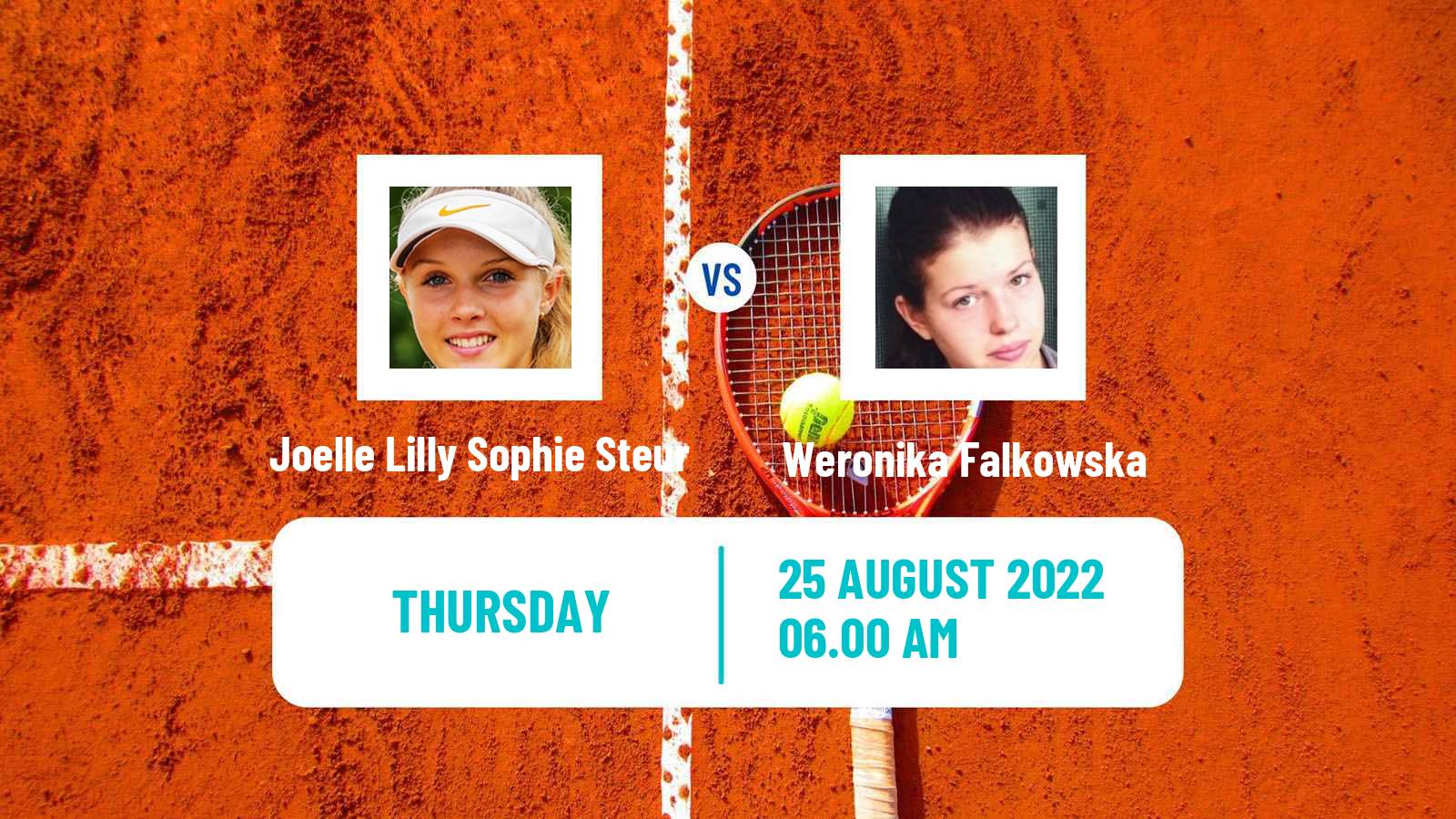 Tennis ITF Tournaments Joelle Lilly Sophie Steur - Weronika Falkowska