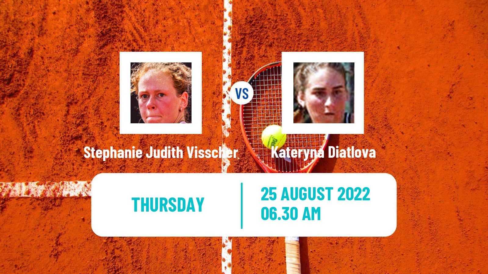 Tennis ITF Tournaments Stephanie Judith Visscher - Kateryna Diatlova