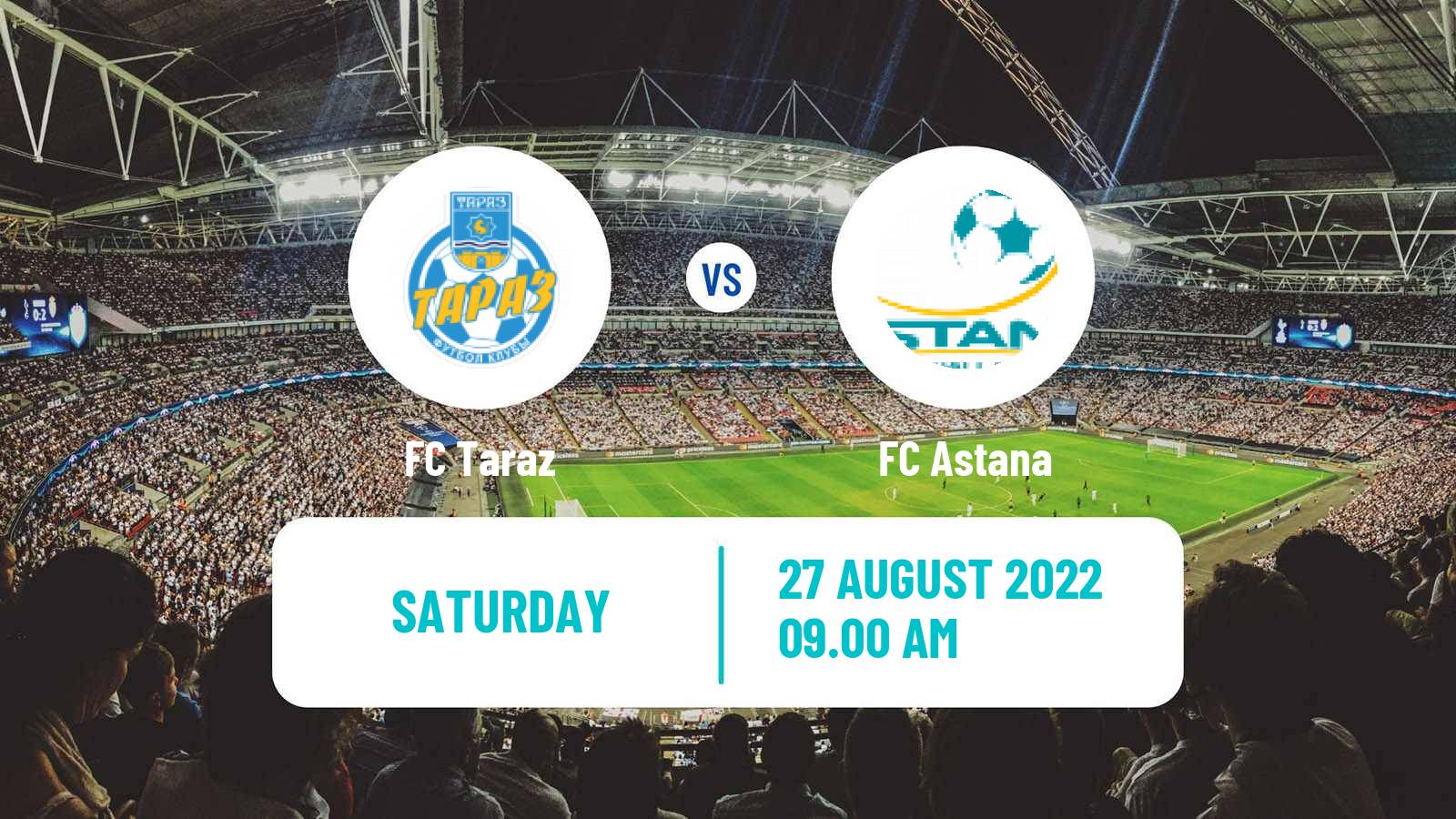 Soccer Kazakh Premier League Taraz - Astana