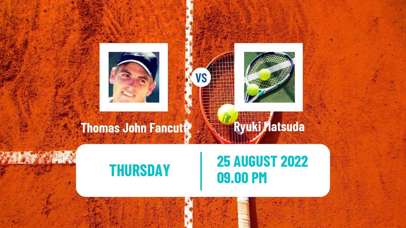 Tennis ITF Tournaments Thomas John Fancutt - Ryuki Matsuda