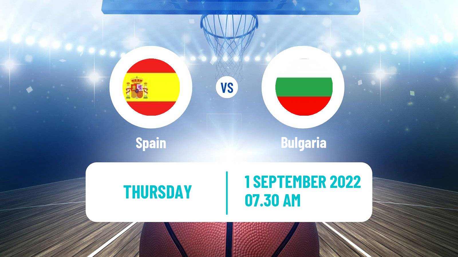 Basketball EuroBasket Spain - Bulgaria