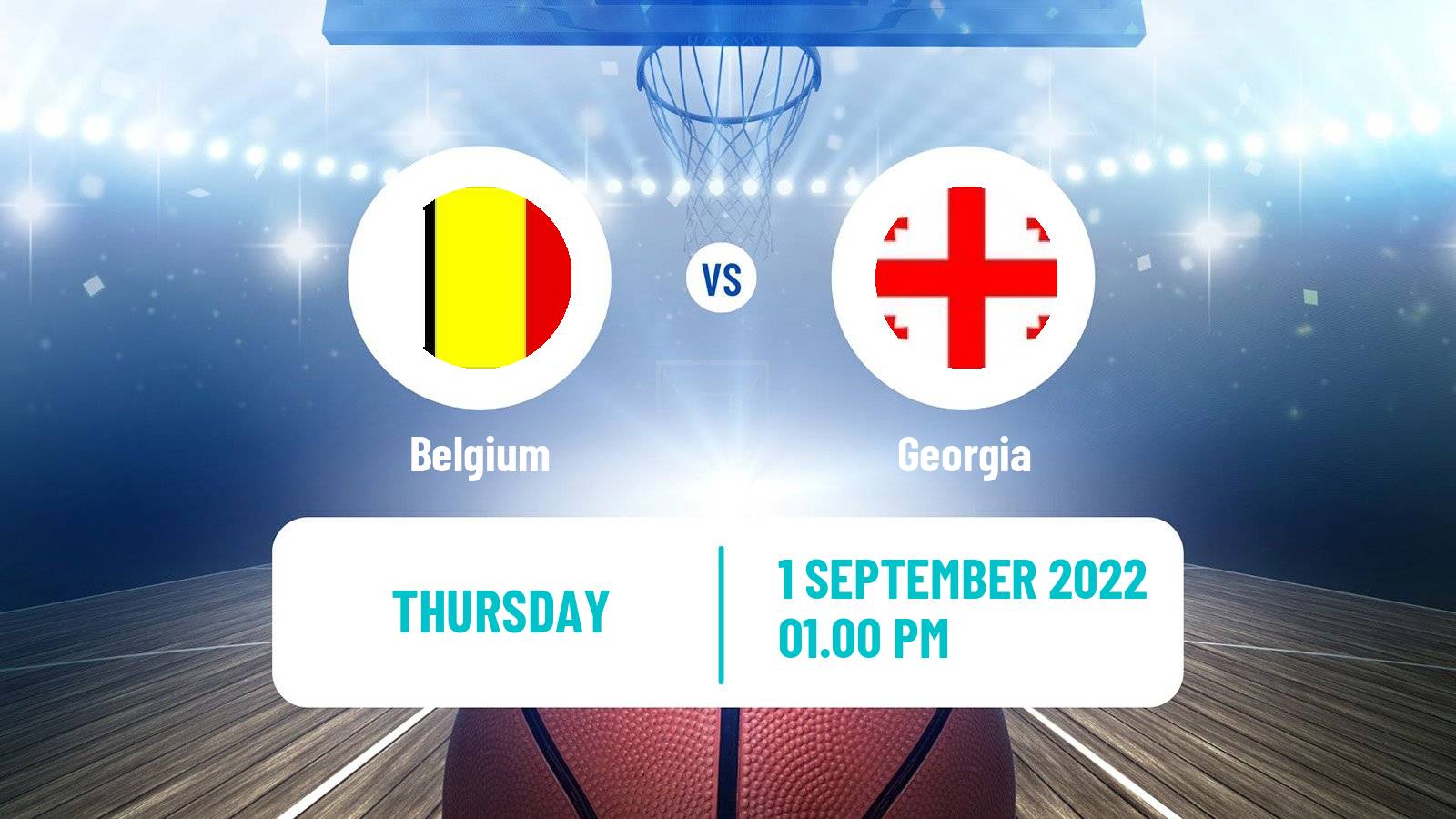 Basketball EuroBasket Belgium - Georgia