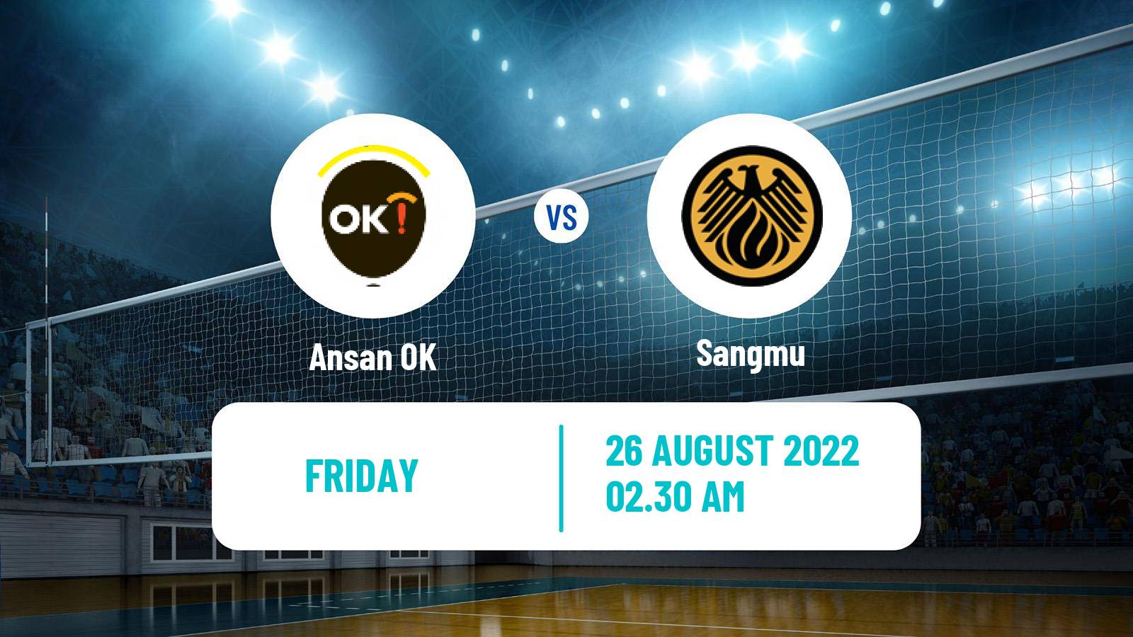 Volleyball South Korean KOVO Cup Volleyball Ansan OK - Sangmu