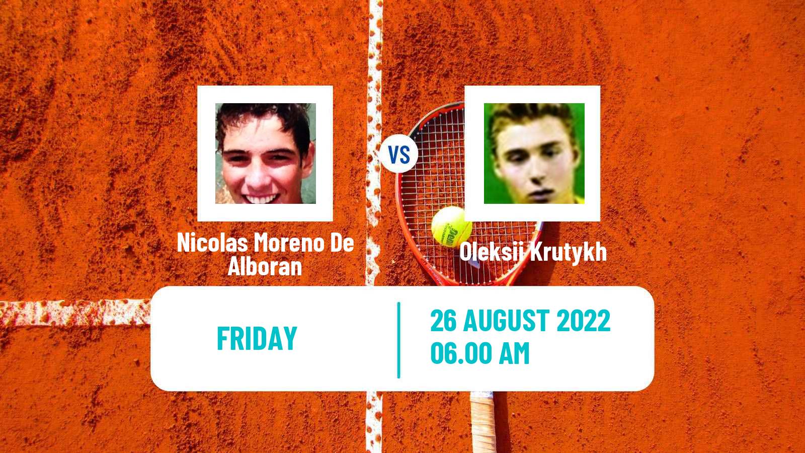 Tennis ATP Challenger Nicolas Moreno De Alboran - Oleksii Krutykh