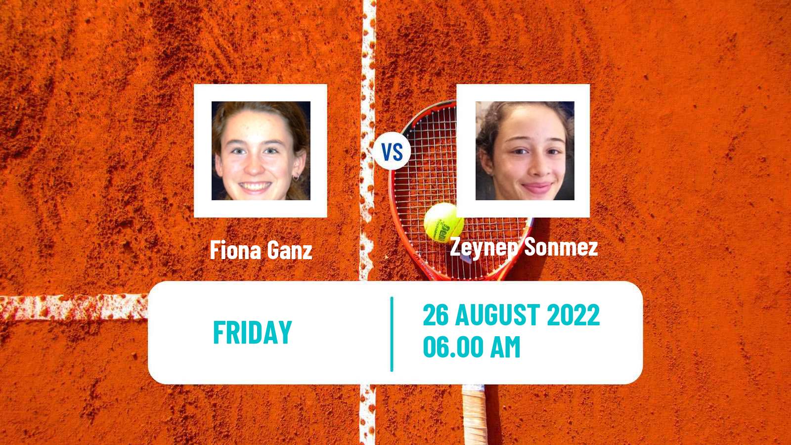 Tennis ITF Tournaments Fiona Ganz - Zeynep Sonmez