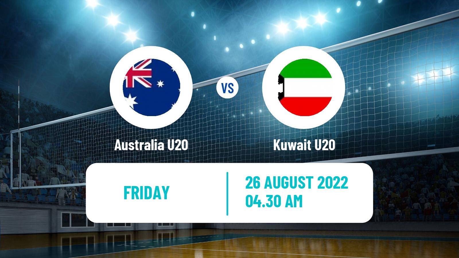Volleyball Asian Championship U20 Volleyball Australia U20 - Kuwait U20