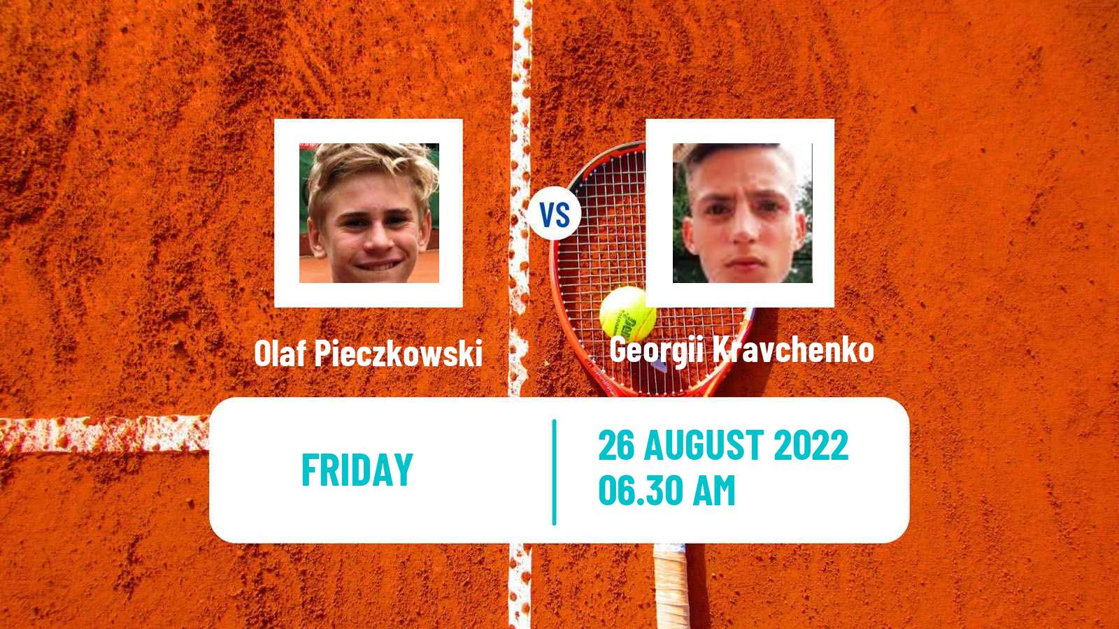 Tennis ITF Tournaments Olaf Pieczkowski - Georgii Kravchenko
