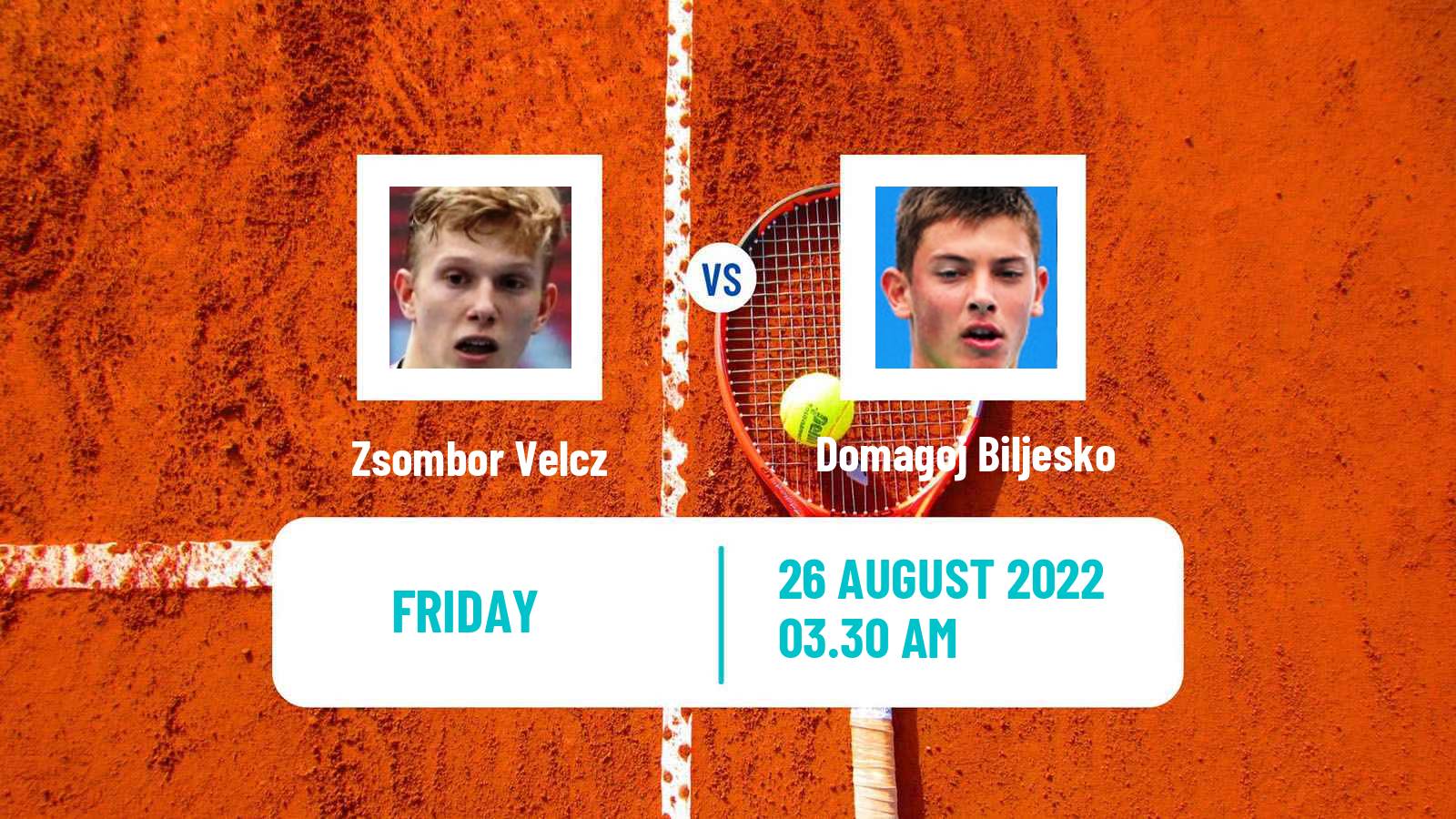 Tennis ITF Tournaments Zsombor Velcz - Domagoj Biljesko
