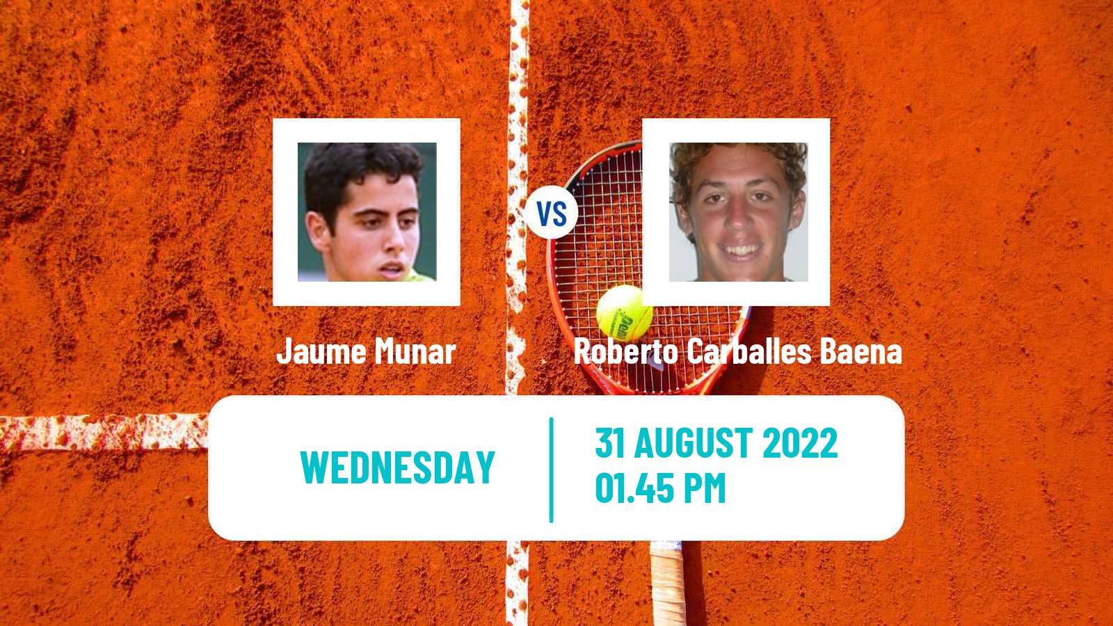 Tennis ATP US Open Jaume Munar - Roberto Carballes Baena