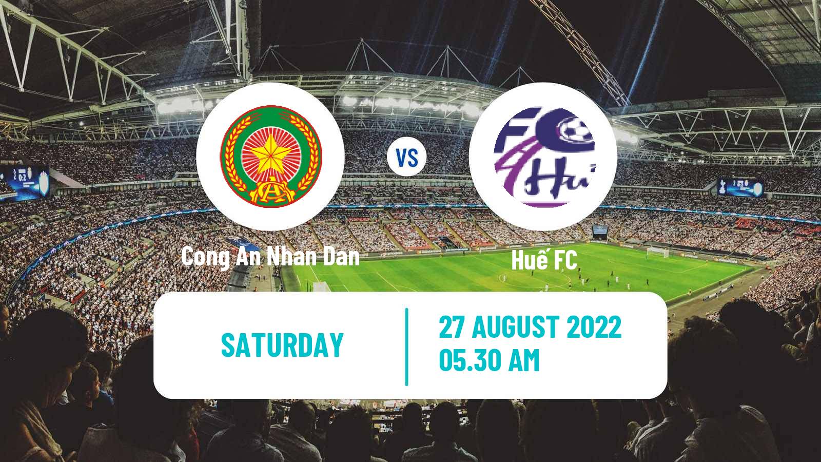 Soccer Vietnamese V League 2 Cong An Ha Noi - Huế