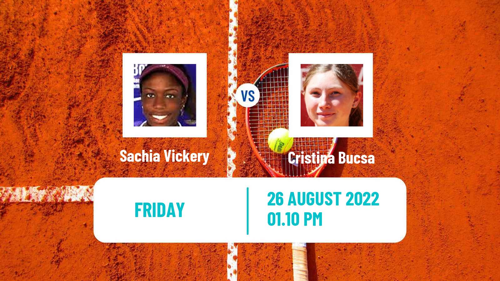 Tennis WTA US Open Sachia Vickery - Cristina Bucsa