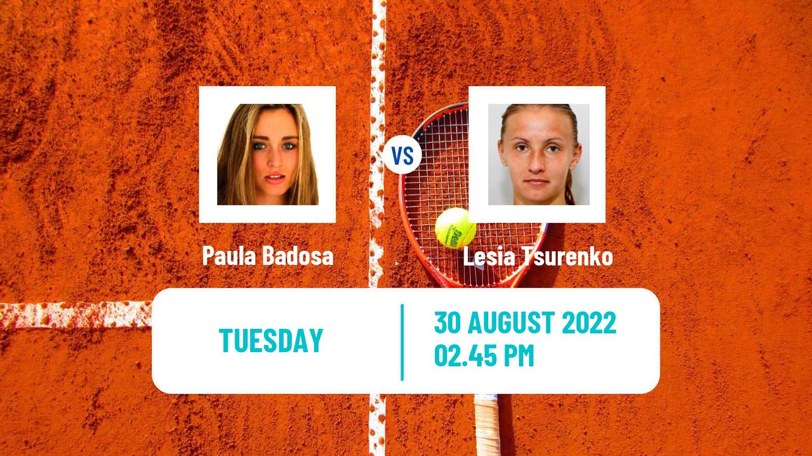 Tennis WTA US Open Paula Badosa - Lesia Tsurenko