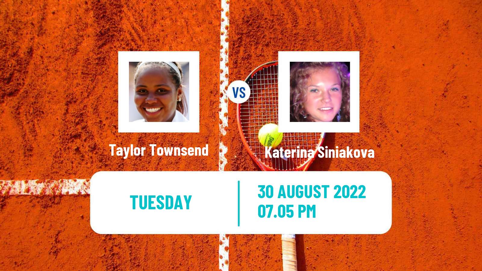 Tennis WTA US Open Taylor Townsend - Katerina Siniakova