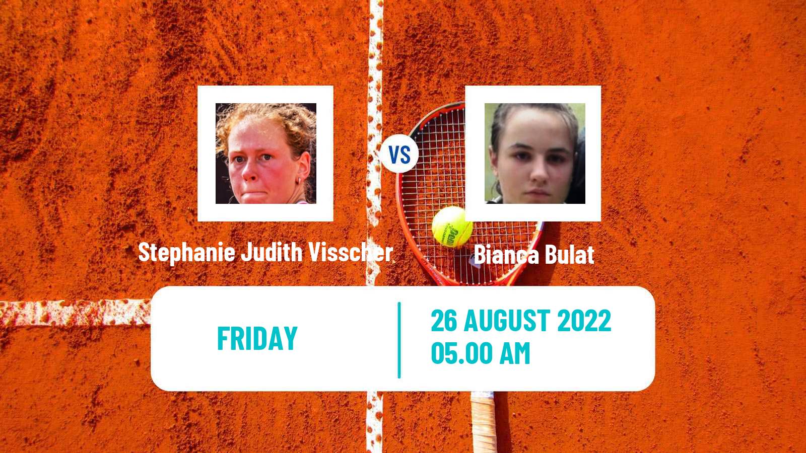 Tennis ITF Tournaments Stephanie Judith Visscher - Bianca Bulat