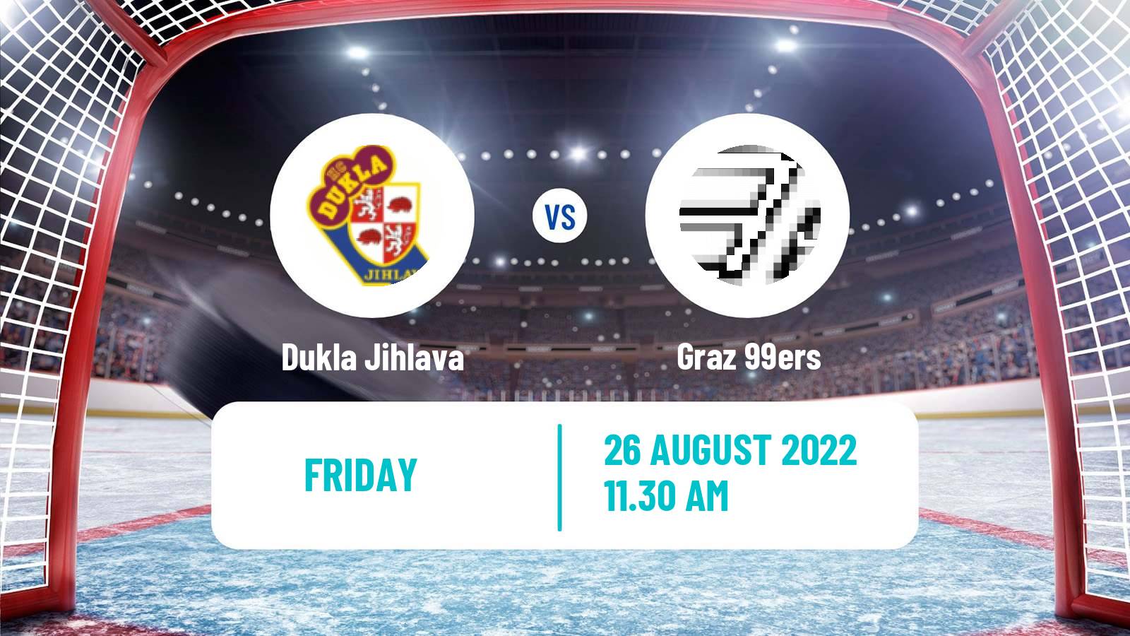 Hockey Club Friendly Ice Hockey Dukla Jihlava - Graz 99ers