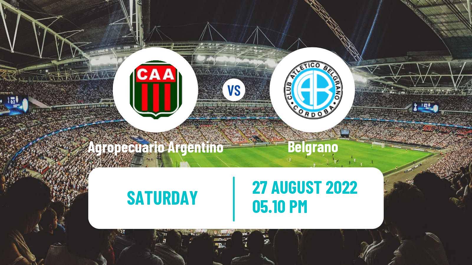 Soccer Argentinian Primera Nacional Agropecuario Argentino - Belgrano