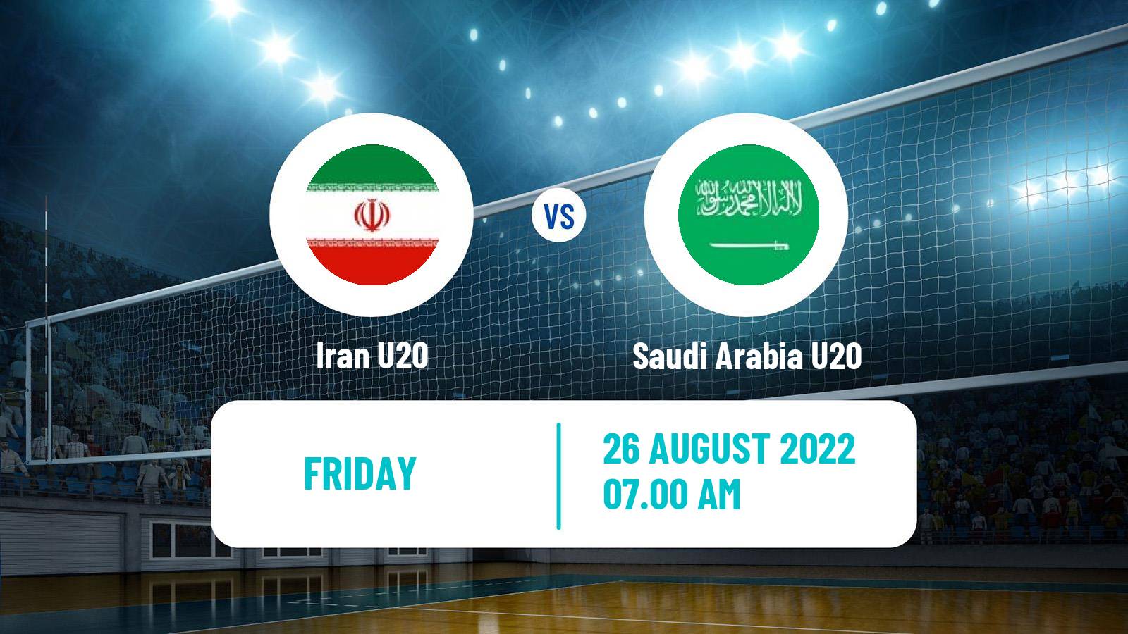 Volleyball Asian Championship U20 Volleyball Iran U20 - Saudi Arabia U20