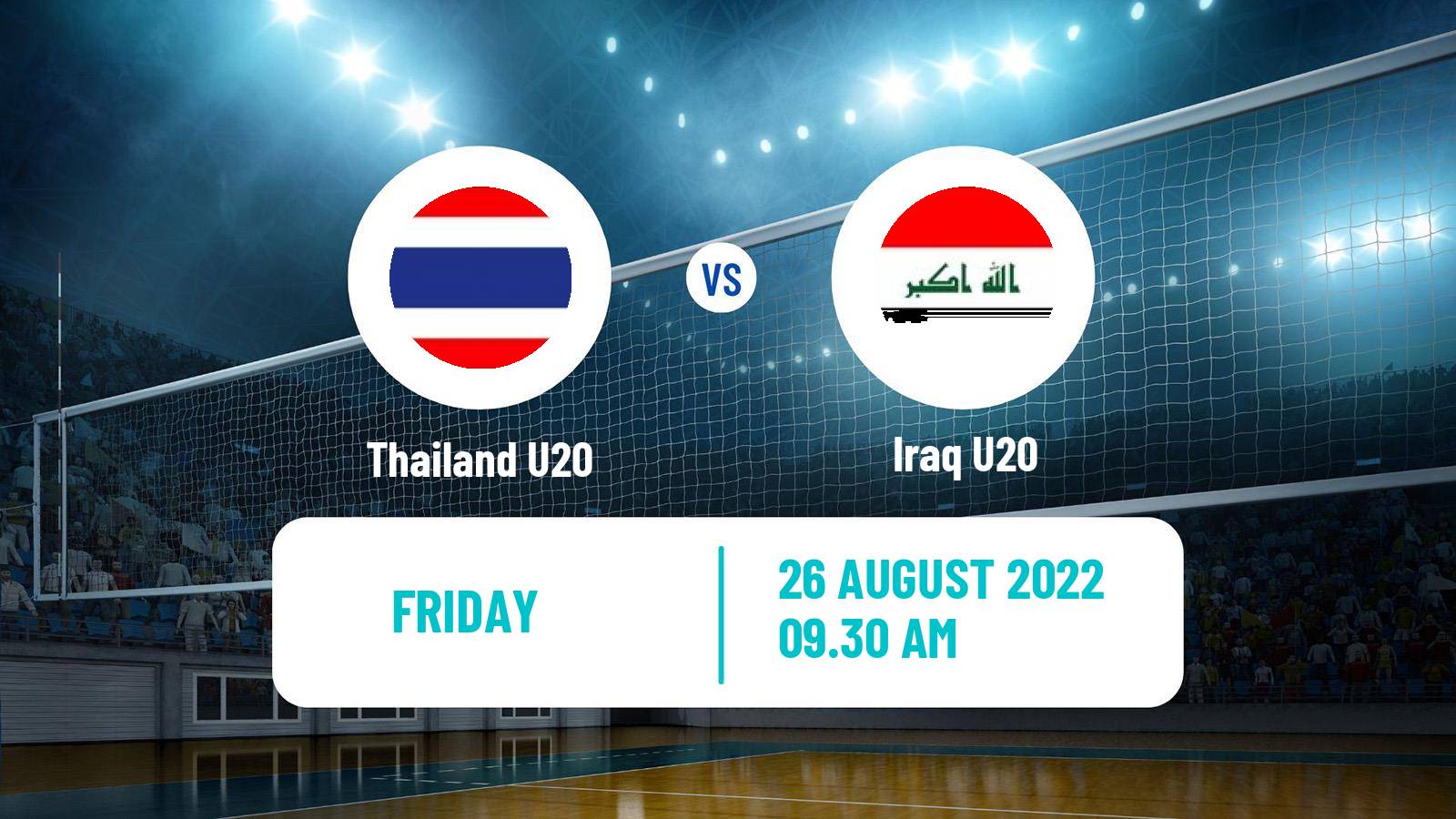 Volleyball Asian Championship U20 Volleyball Thailand U20 - Iraq U20