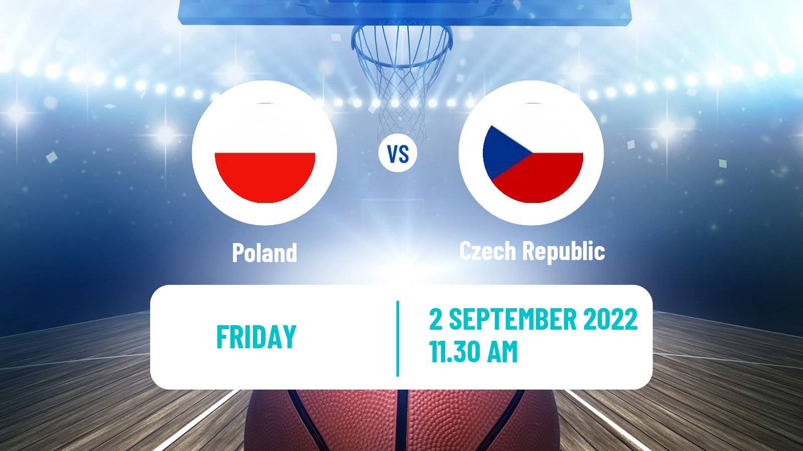 Basketball EuroBasket Poland - Czech Republic