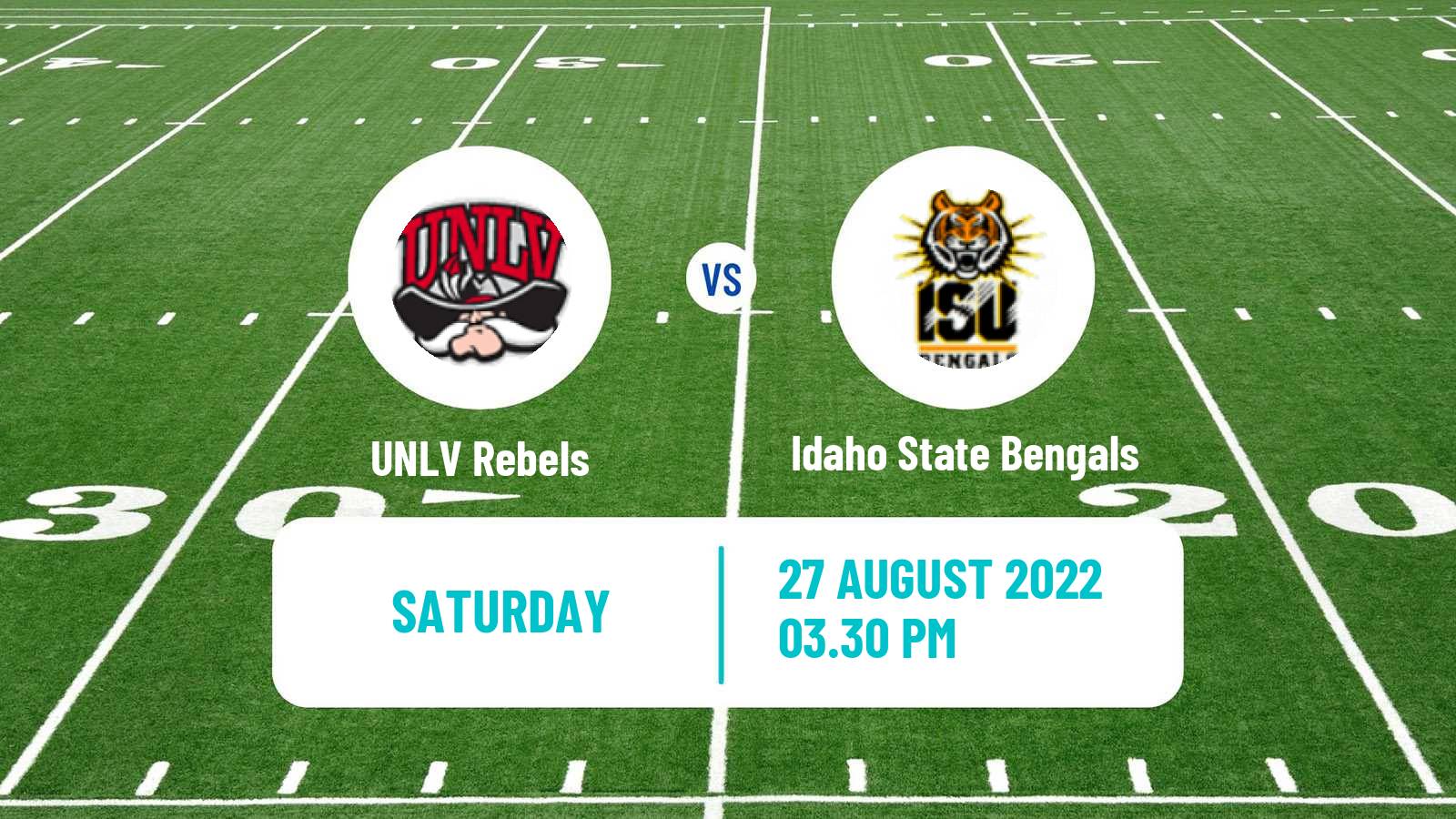 American football NCAA College Football UNLV Rebels - Idaho State Bengals