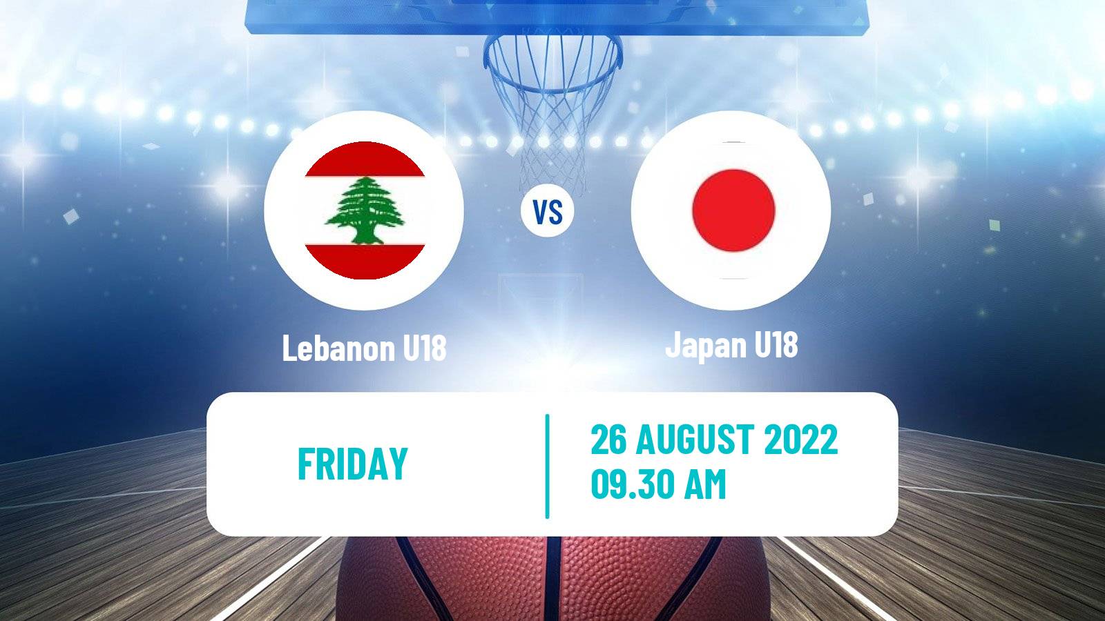Basketball Asia Championship U18 Basketball Lebanon U18 - Japan U18