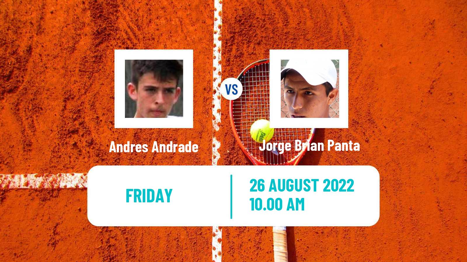 Tennis ITF Tournaments Andres Andrade - Jorge Brian Panta