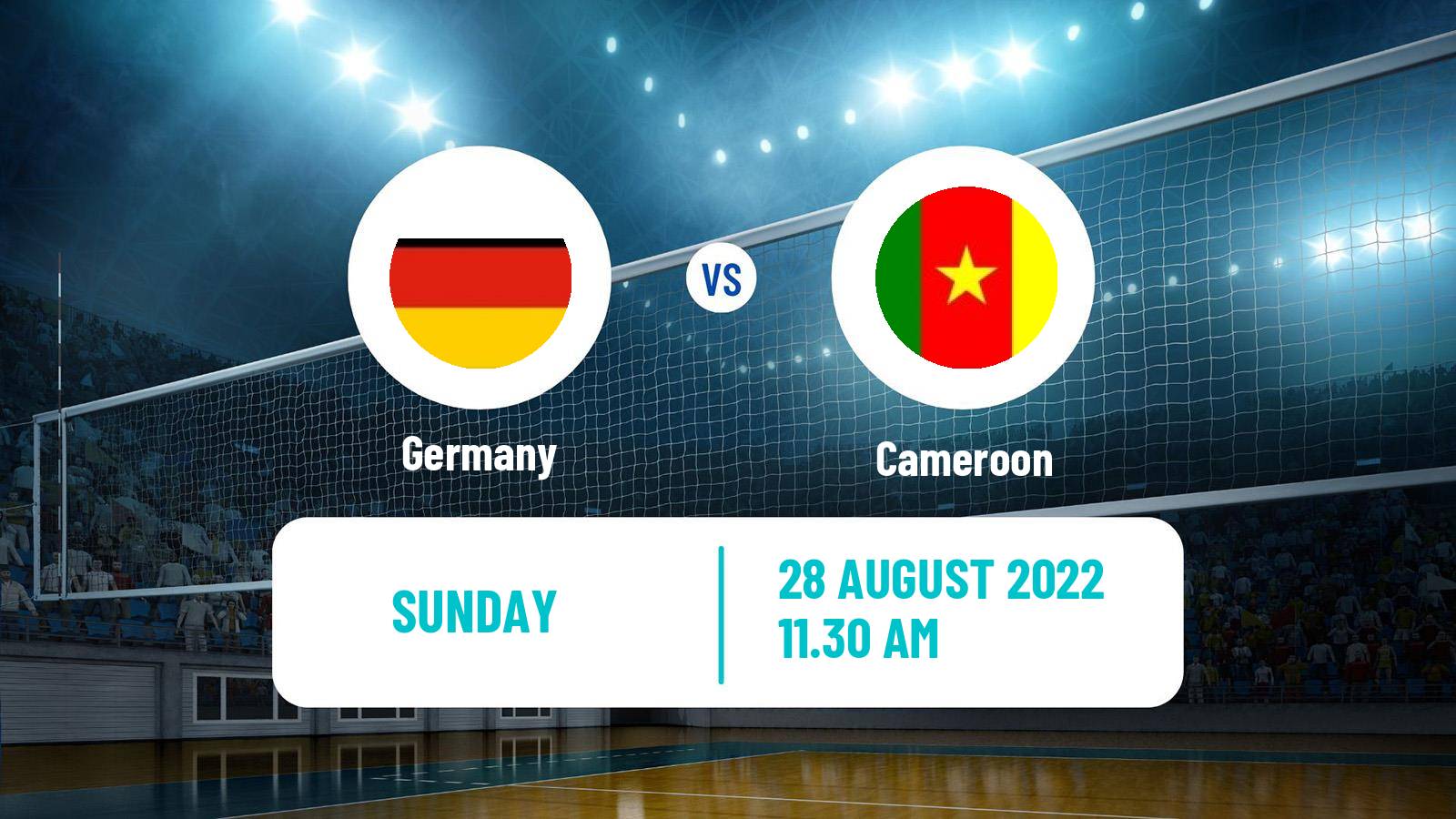 Volleyball World Championship Volleyball Germany - Cameroon