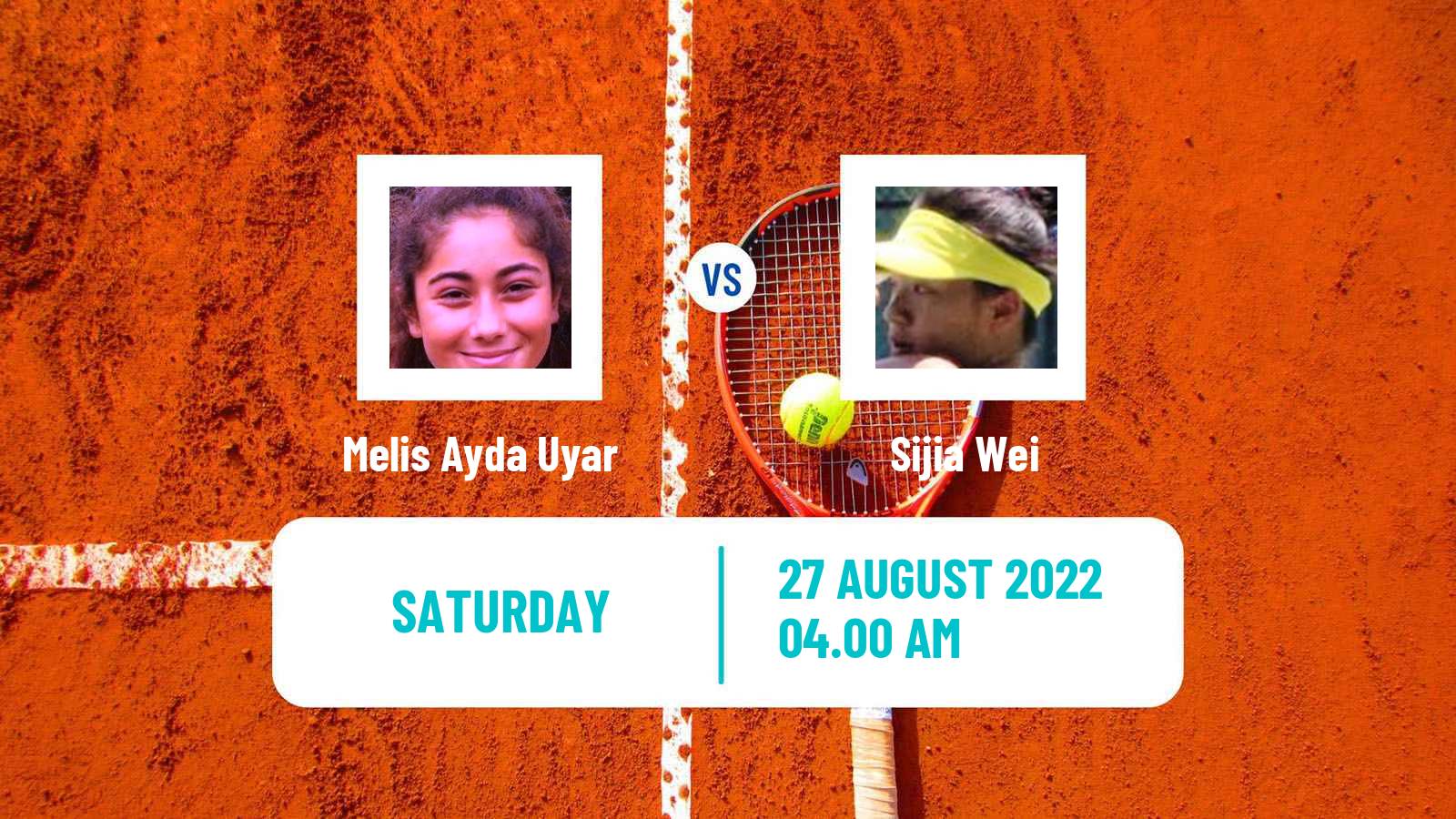 Tennis ITF Tournaments Melis Ayda Uyar - Sijia Wei