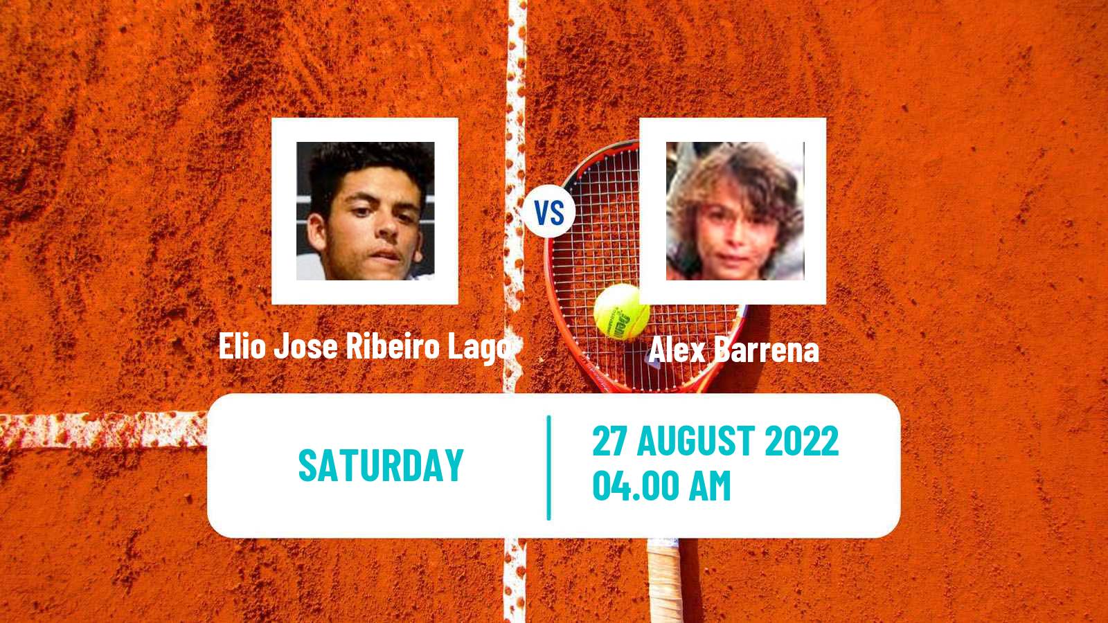 Tennis ITF Tournaments Elio Jose Ribeiro Lago - Alex Barrena