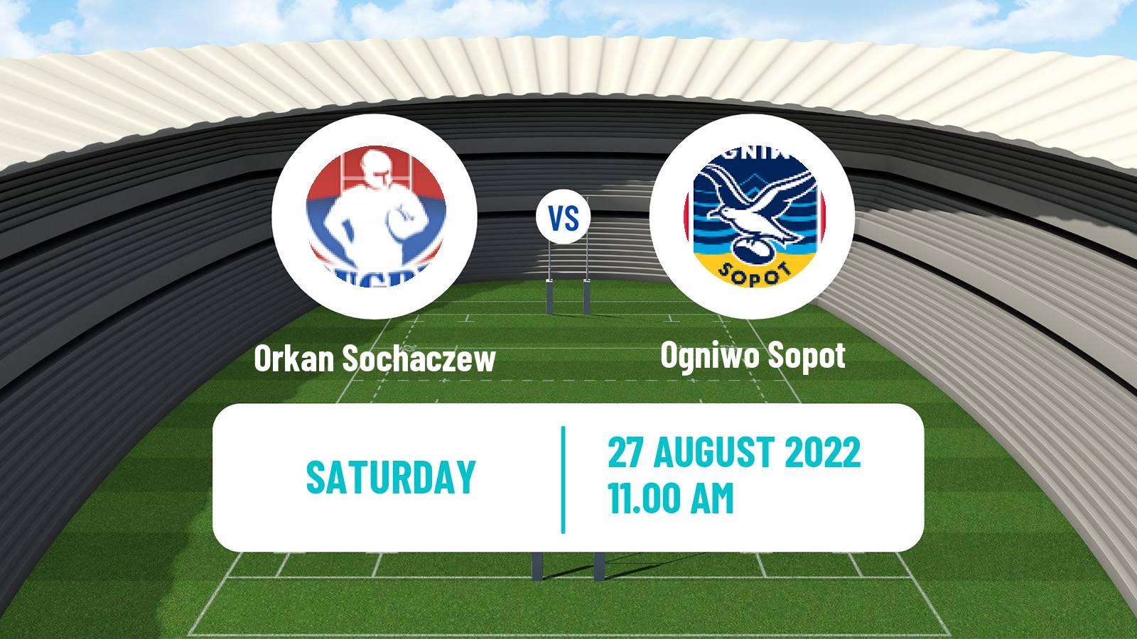 Rugby union Polish Ekstraliga Rugby Orkan Sochaczew - Ogniwo Sopot