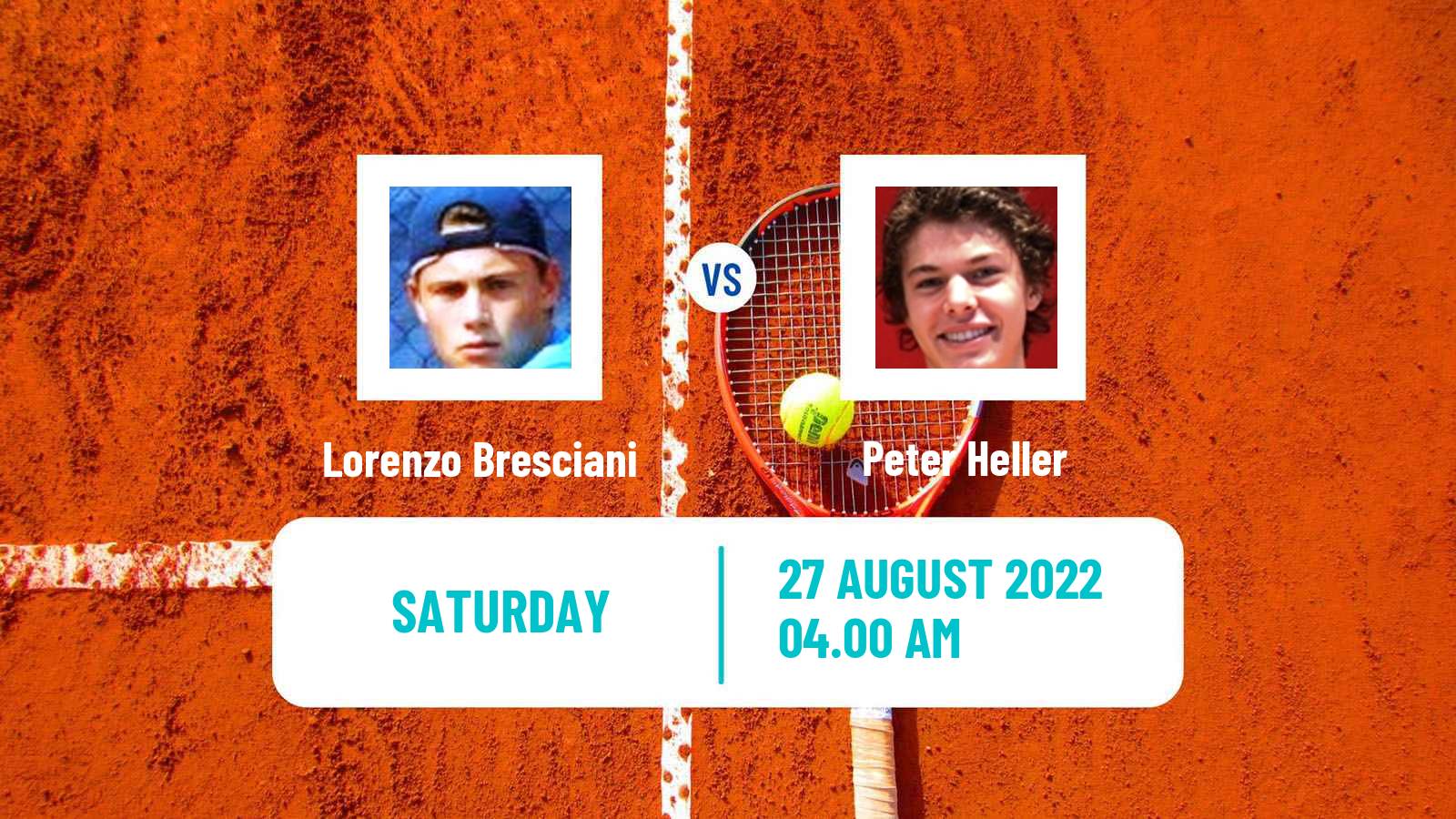 Tennis ITF Tournaments Lorenzo Bresciani - Peter Heller